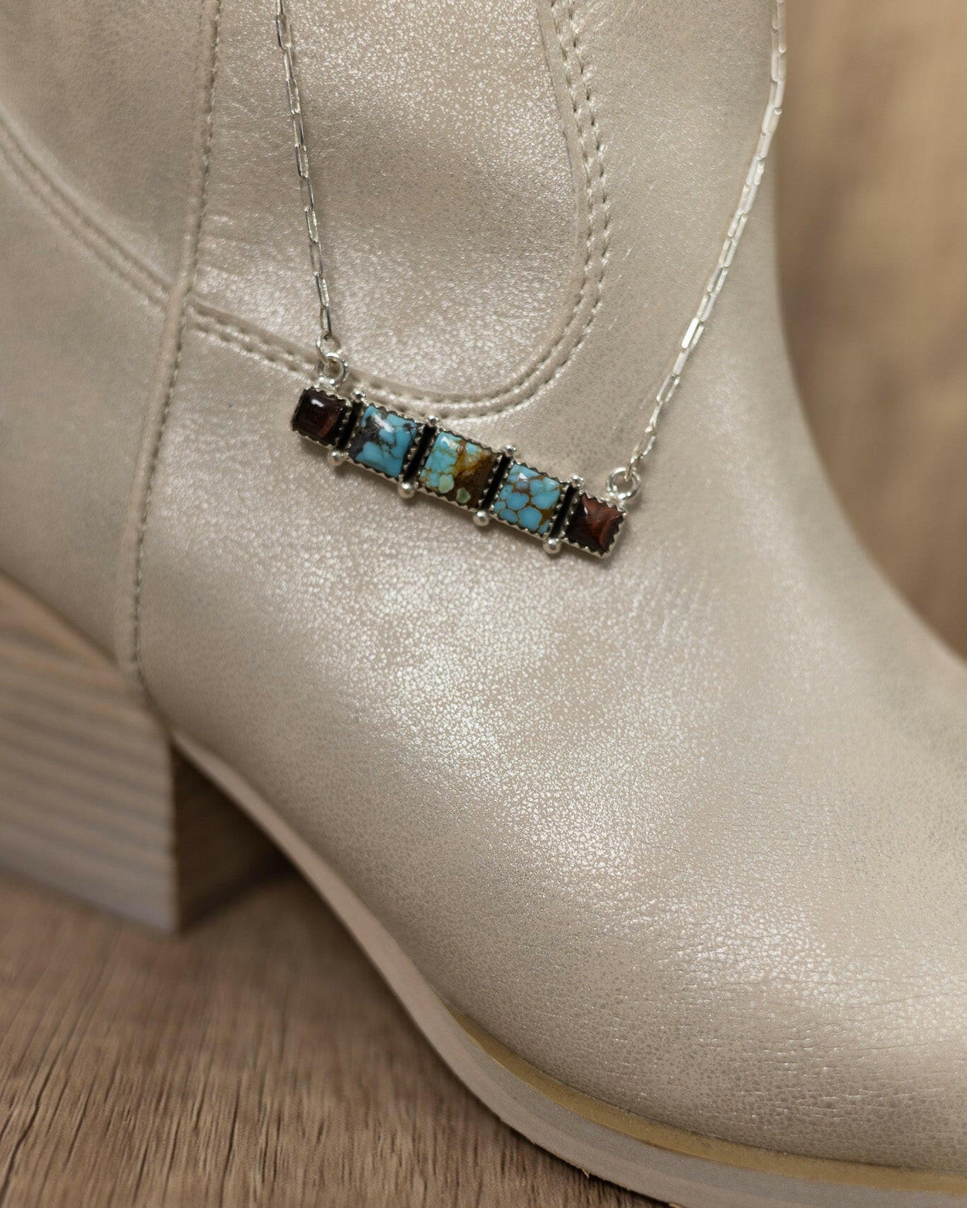 Red Tigers Eye & Mine 8 Necklaces-Chain Necklaces-Krush Kandy, Women's Online Fashion Boutique Located in Phoenix, Arizona (Scottsdale Area)