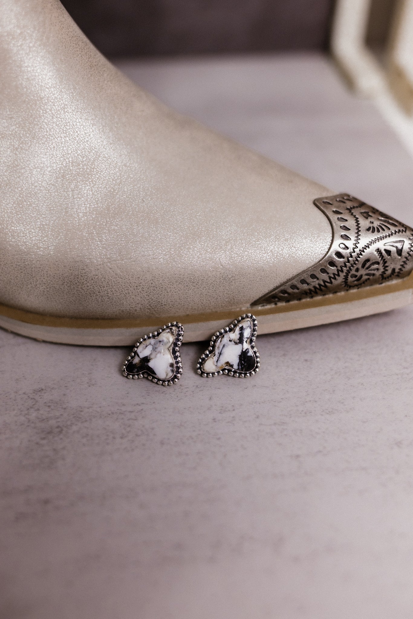 Lil Cow Slab Earrings MADE TO ORDER-Stud Earrings-Krush Kandy, Women's Online Fashion Boutique Located in Phoenix, Arizona (Scottsdale Area)