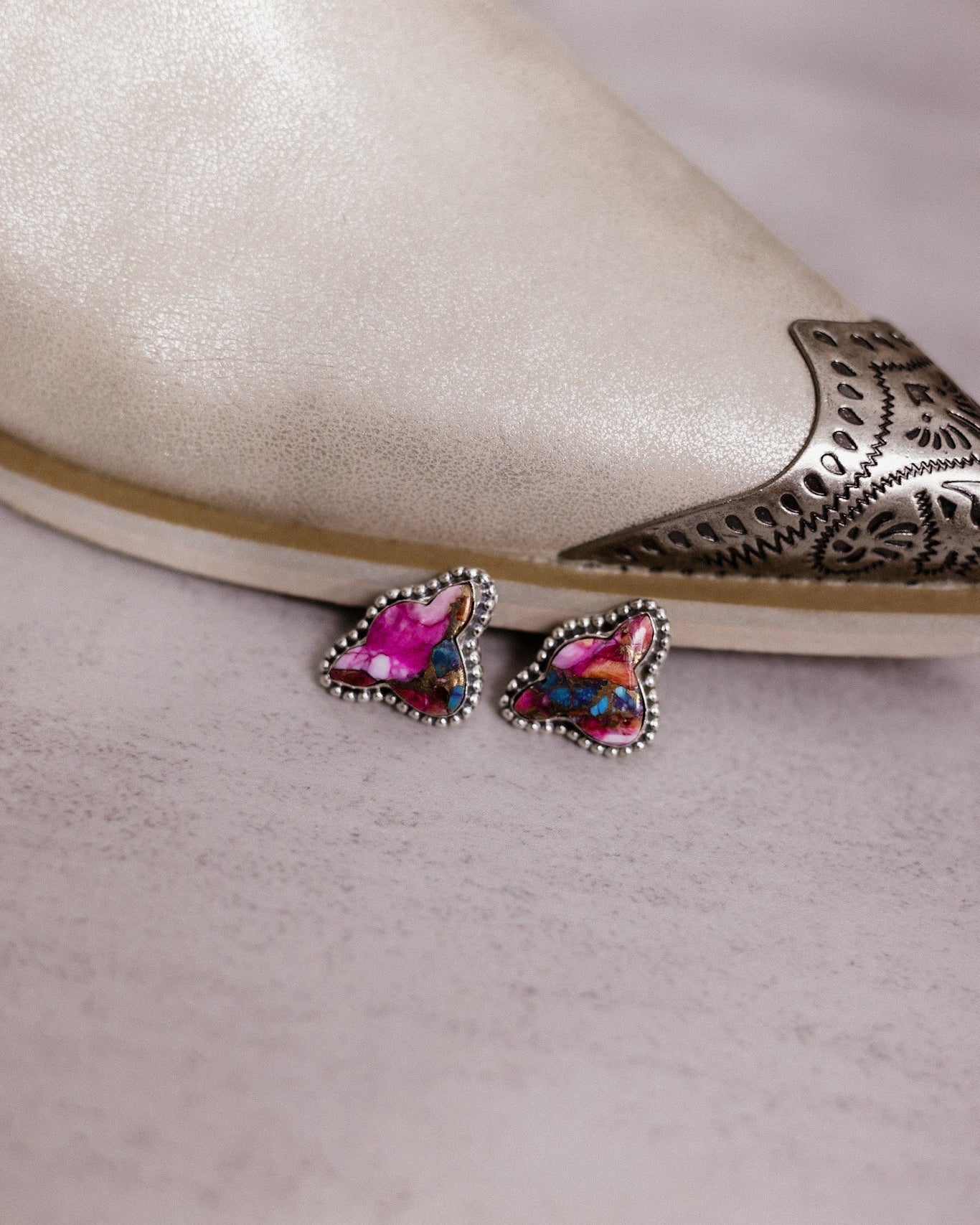 Lil Cow Slab Earrings MADE TO ORDER-Stud Earrings-Krush Kandy, Women's Online Fashion Boutique Located in Phoenix, Arizona (Scottsdale Area)