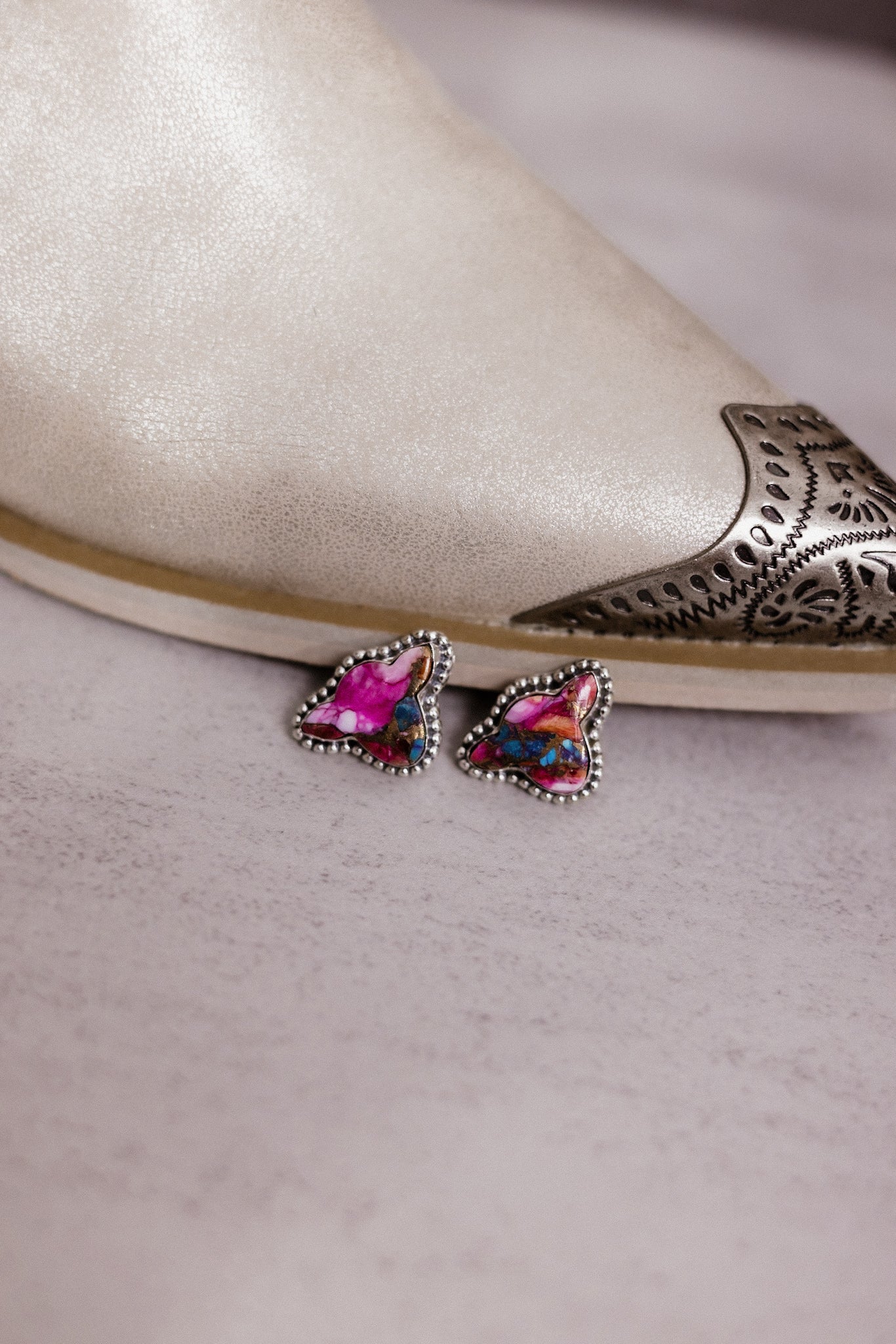 Lil Cow Slab Earrings MADE TO ORDER-Stud Earrings-Krush Kandy, Women's Online Fashion Boutique Located in Phoenix, Arizona (Scottsdale Area)