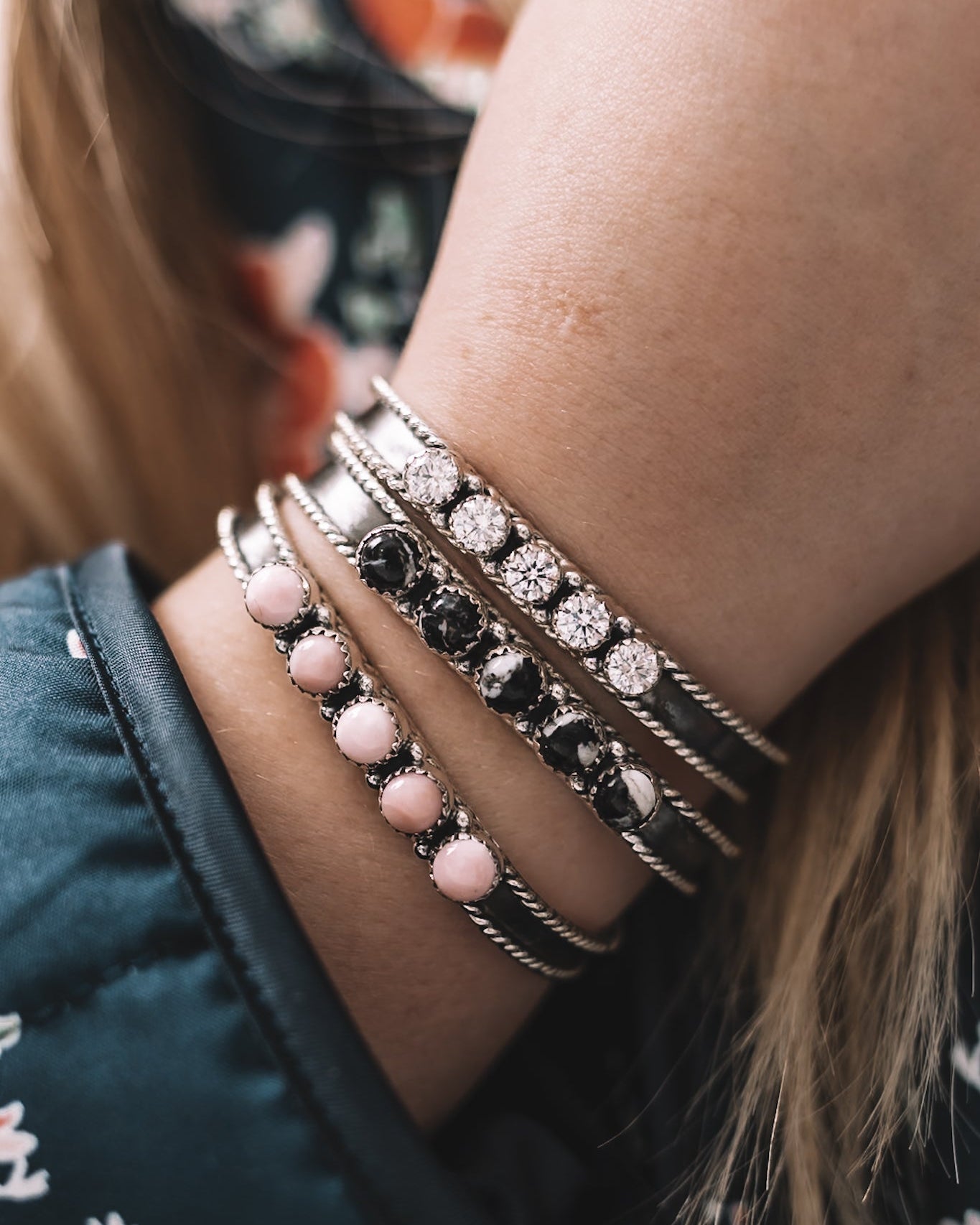 Ramona Stone Bracelet-Gemstone Bracelets-Krush Kandy, Women's Online Fashion Boutique Located in Phoenix, Arizona (Scottsdale Area)