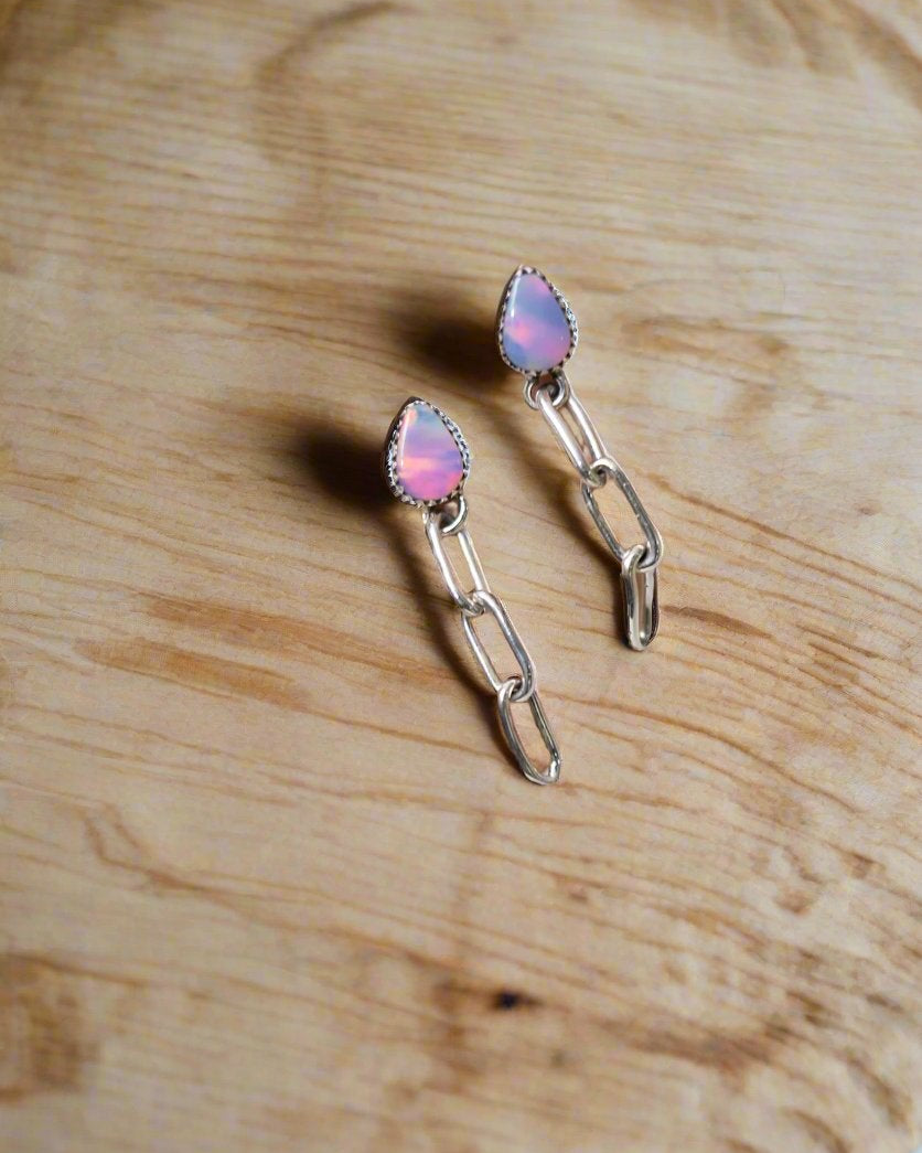 Chain Reaction Stone Earrings | By KKB-Stud Earrings-Krush Kandy, Women's Online Fashion Boutique Located in Phoenix, Arizona (Scottsdale Area)