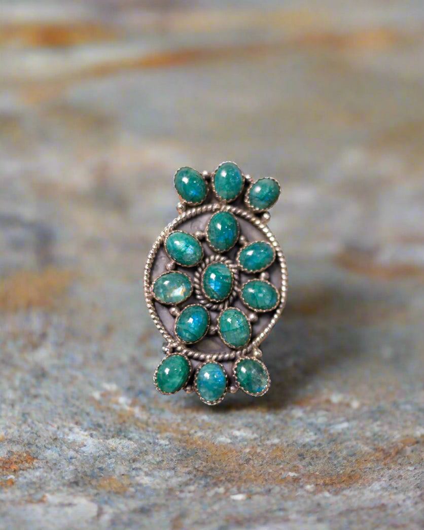 Iris Stone Ring-Band Rings-Krush Kandy, Women's Online Fashion Boutique Located in Phoenix, Arizona (Scottsdale Area)