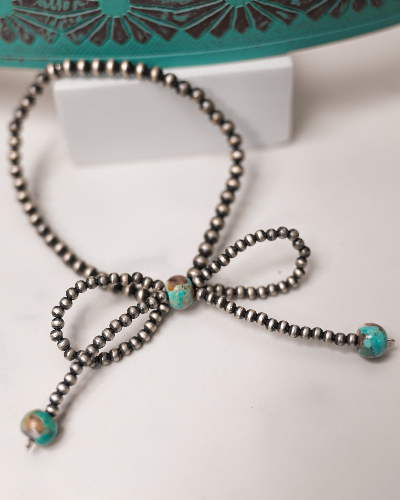 Autumns Mini Desert Pearl Bow Bracelet-Bracelets-Krush Kandy, Women's Online Fashion Boutique Located in Phoenix, Arizona (Scottsdale Area)