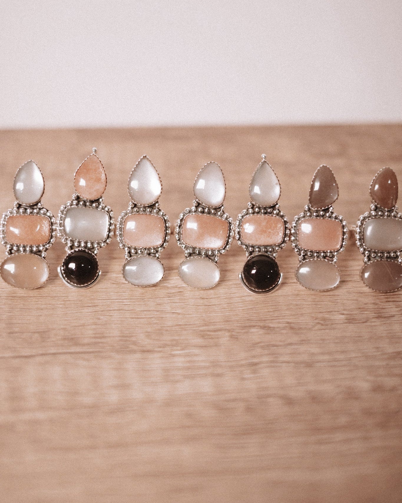 One Of A Kind Three Stone Crawler-Ring Sizers-Krush Kandy, Women's Online Fashion Boutique Located in Phoenix, Arizona (Scottsdale Area)