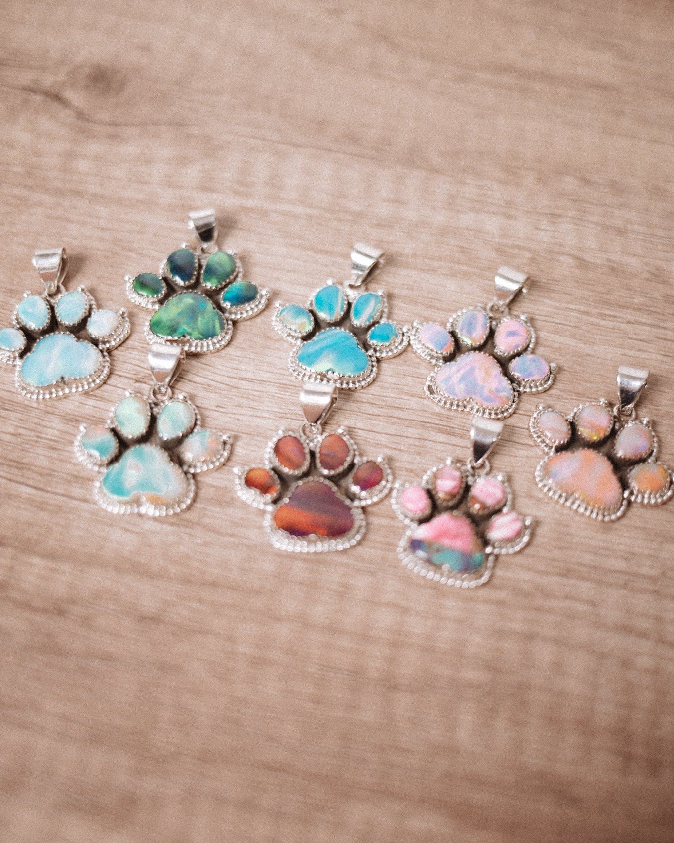 True Dog Paw Pendant-Chain Necklaces-Krush Kandy, Women's Online Fashion Boutique Located in Phoenix, Arizona (Scottsdale Area)