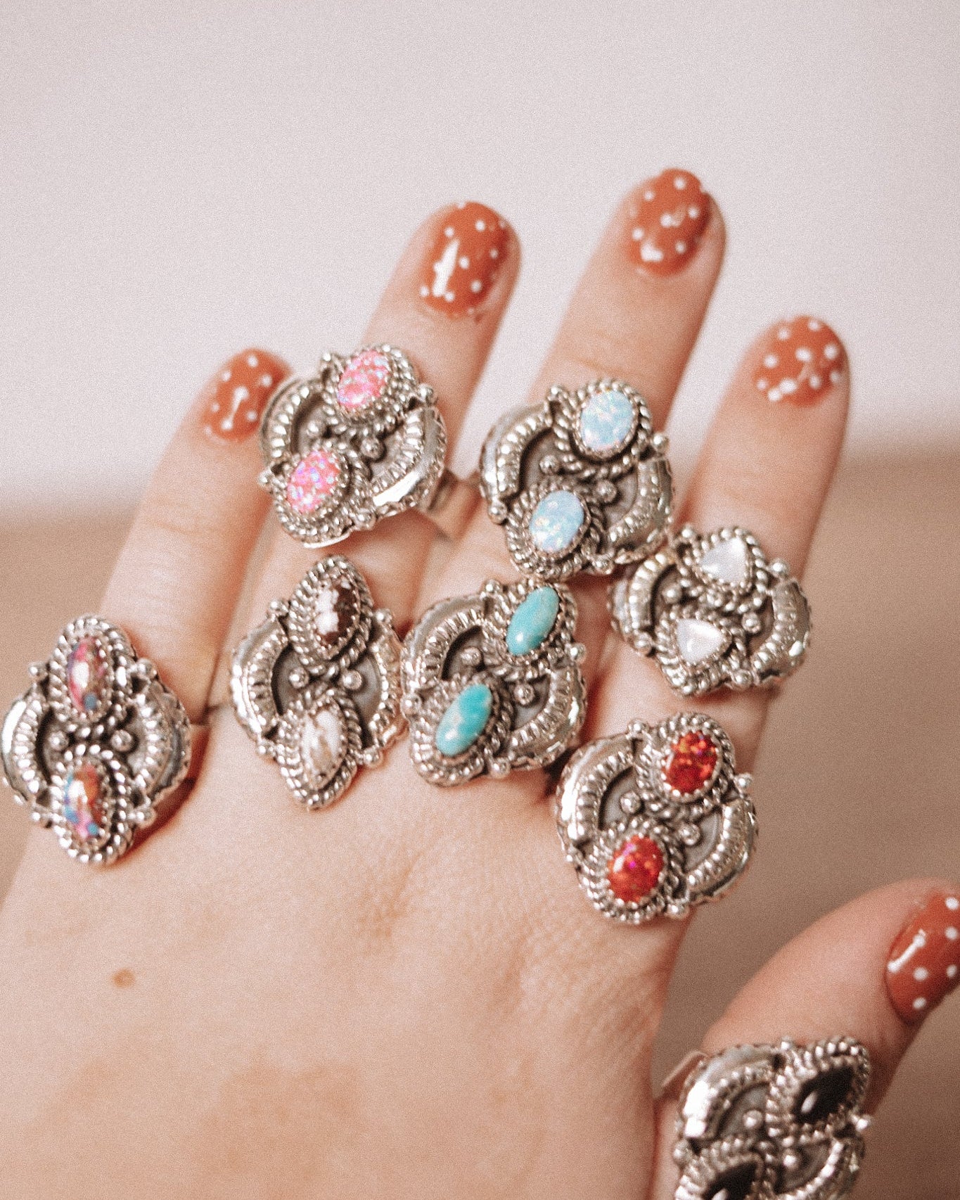 Marlowe's Double Stone Ring-Ring Sizers-Krush Kandy, Women's Online Fashion Boutique Located in Phoenix, Arizona (Scottsdale Area)