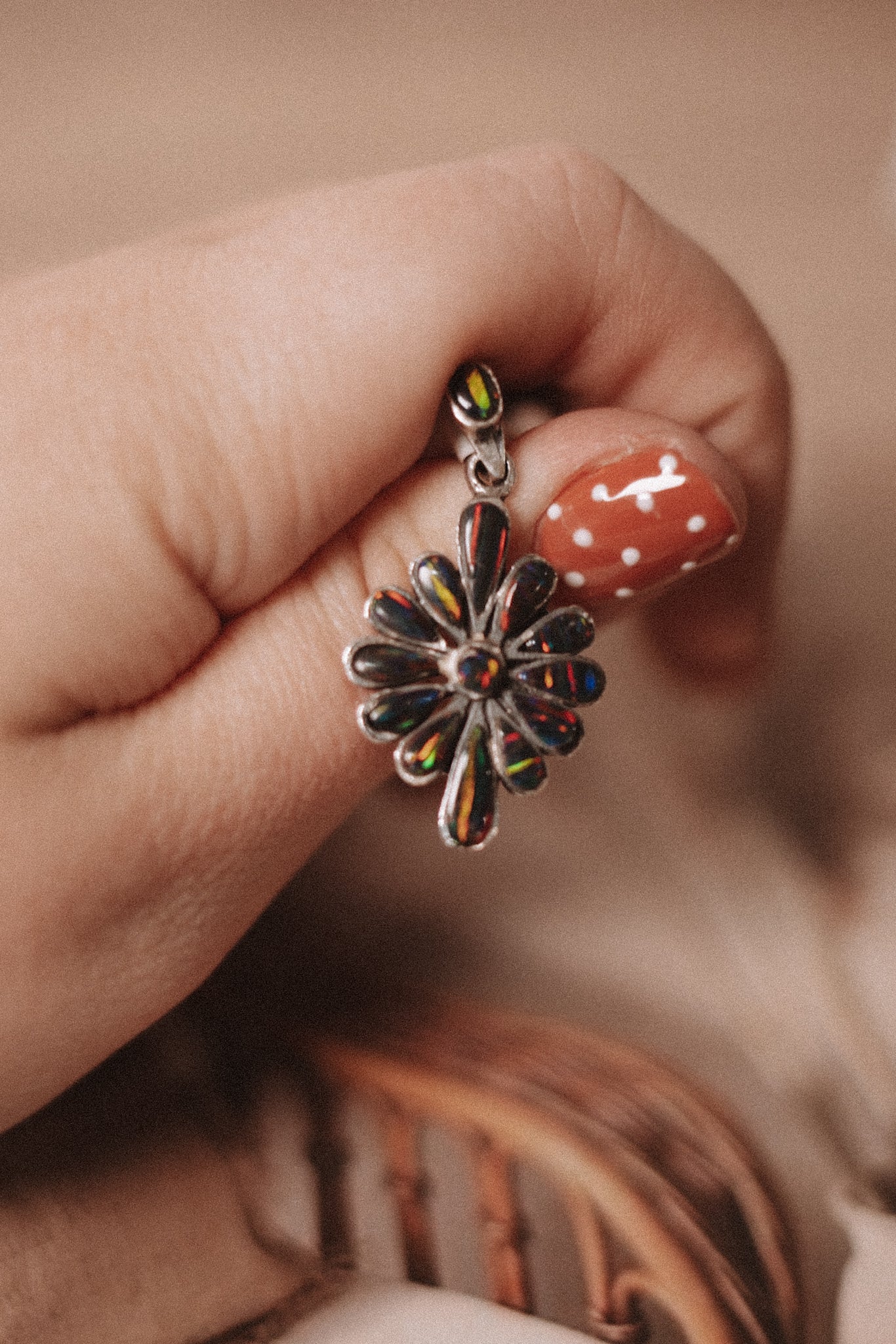 Flower Opal Pendants-Charms & Pendants-Krush Kandy, Women's Online Fashion Boutique Located in Phoenix, Arizona (Scottsdale Area)