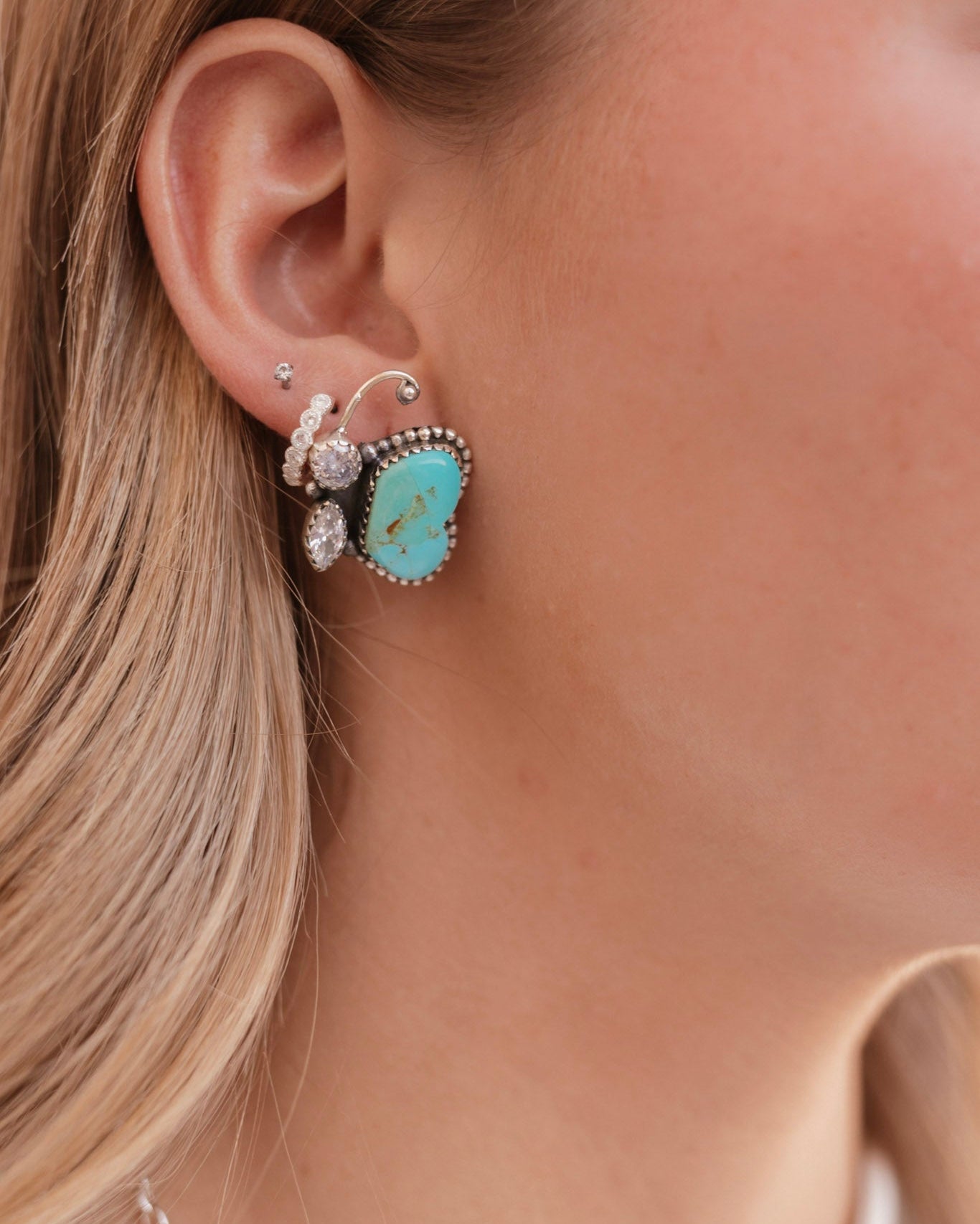 Wild Butterfly in Desert Rings & Earrings-Earrings-Krush Kandy, Women's Online Fashion Boutique Located in Phoenix, Arizona (Scottsdale Area)