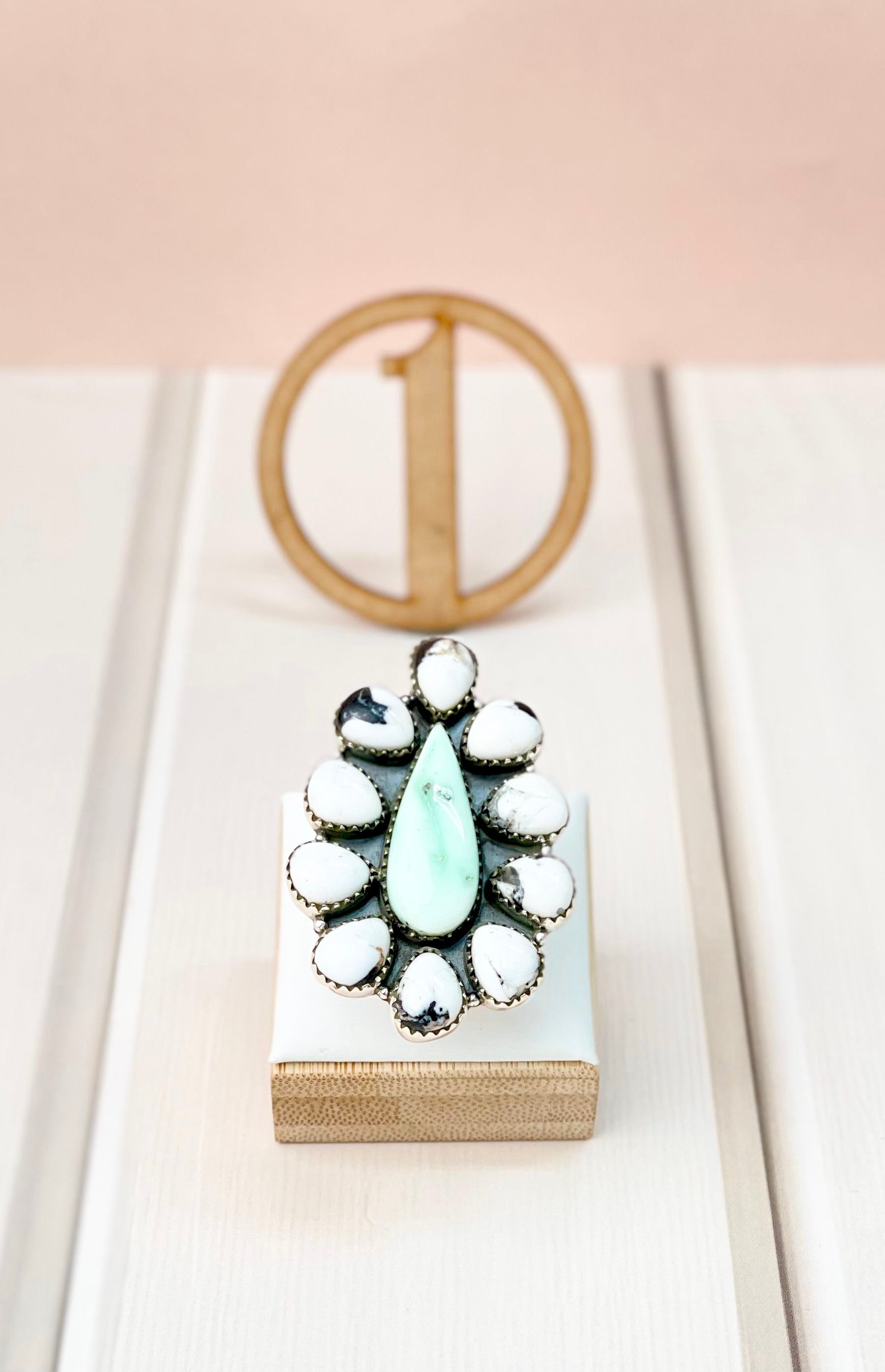 Paloma & White Buffalo Cluster Rings-Rings-Krush Kandy, Women's Online Fashion Boutique Located in Phoenix, Arizona (Scottsdale Area)