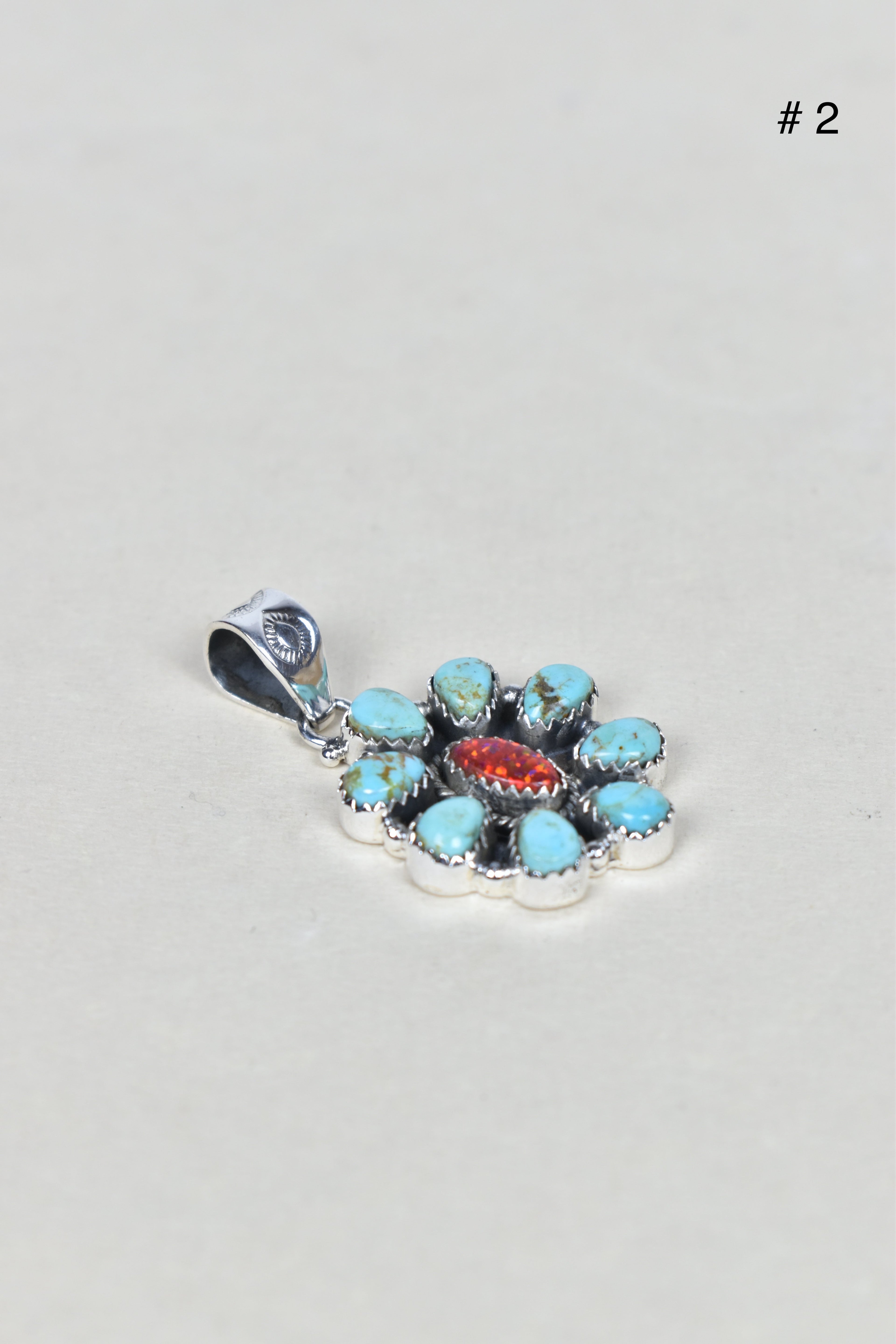 Turquoise Halo Delight Pendant-Pendant Necklaces-Krush Kandy, Women's Online Fashion Boutique Located in Phoenix, Arizona (Scottsdale Area)