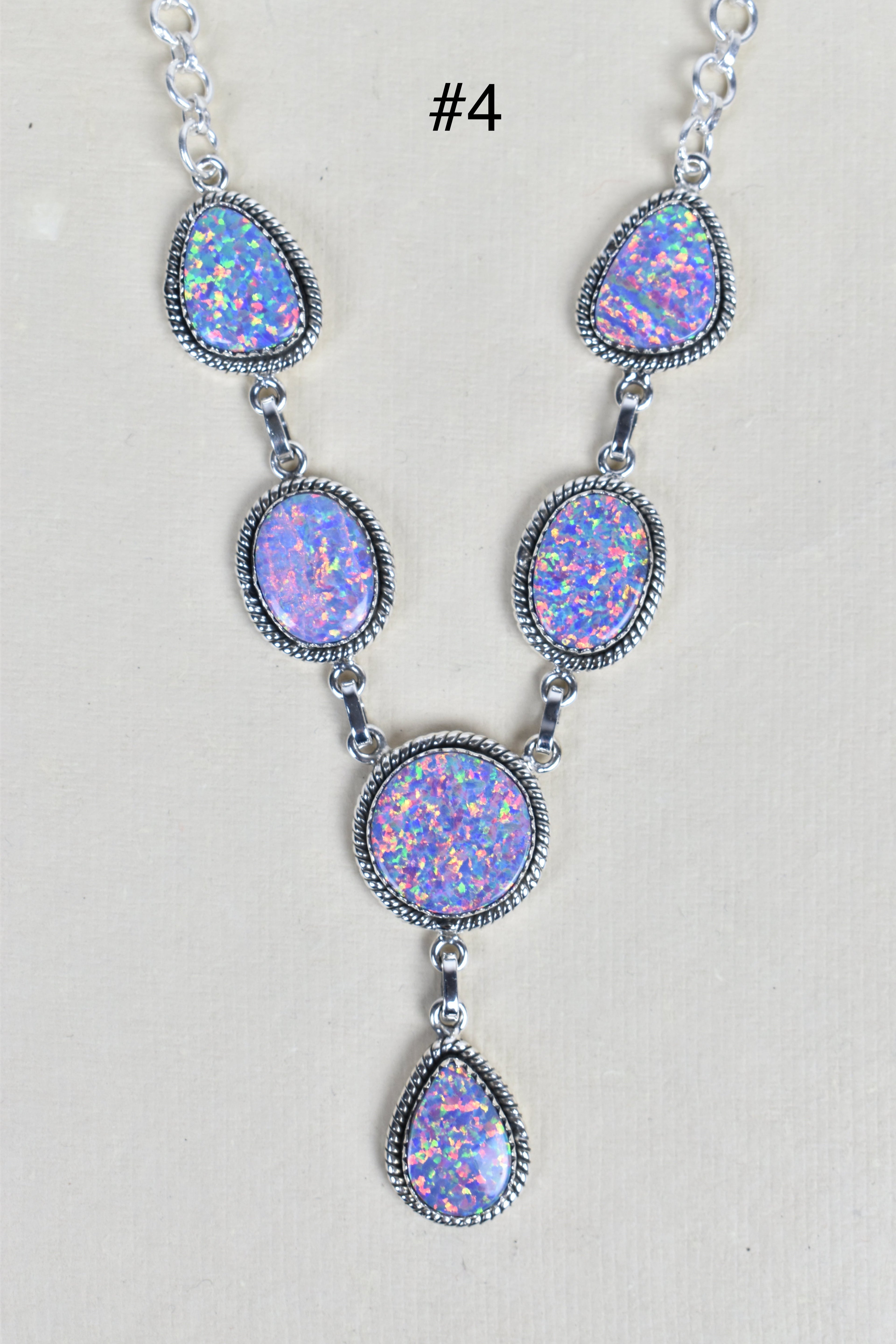 Sterling Silver Y Lariat Gemstone Necklace-Lariat and Y Necklaces-Krush Kandy, Women's Online Fashion Boutique Located in Phoenix, Arizona (Scottsdale Area)