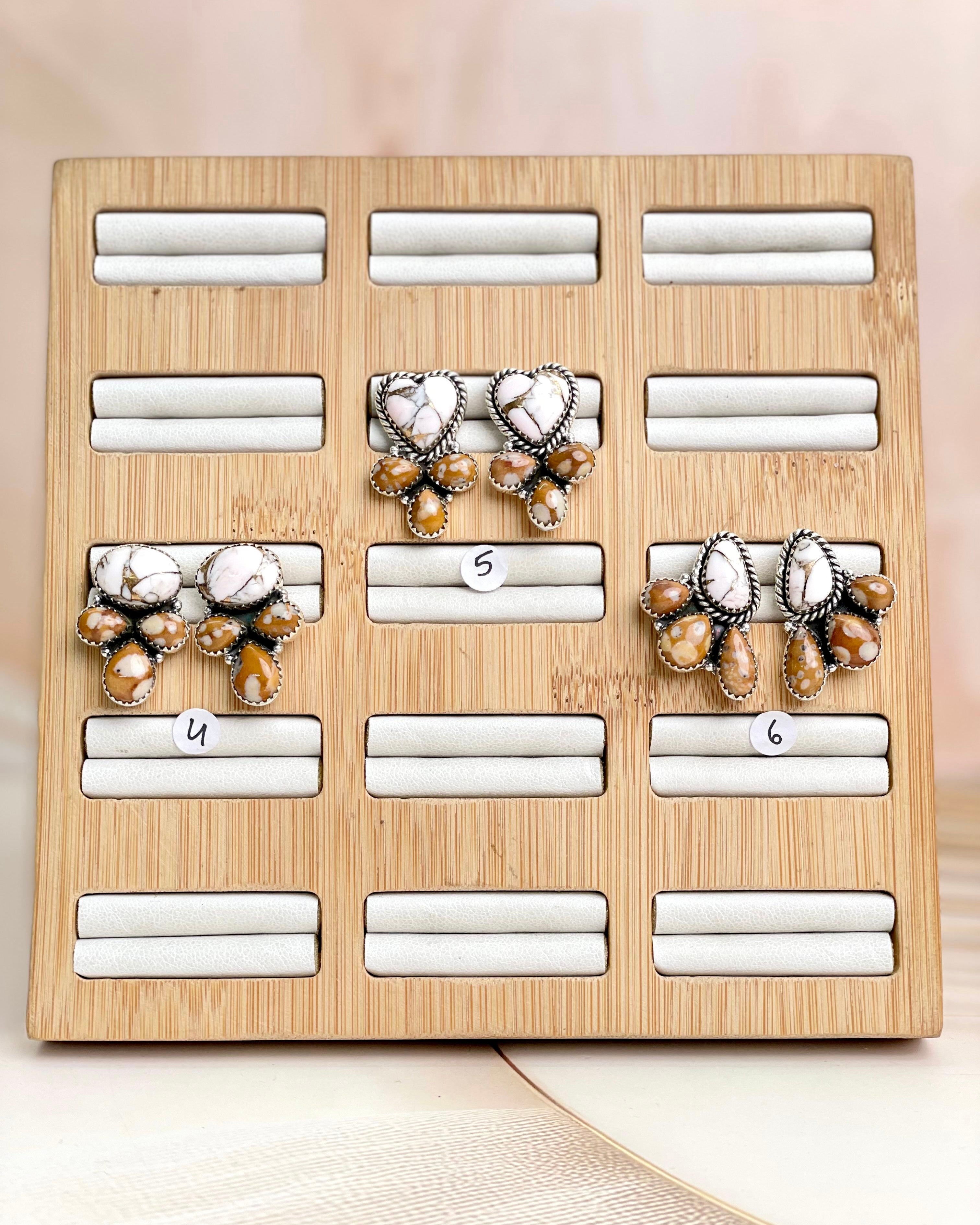 Angel Dahlia & Deer Fawn Earrings no5-Earrings-Krush Kandy, Women's Online Fashion Boutique Located in Phoenix, Arizona (Scottsdale Area)