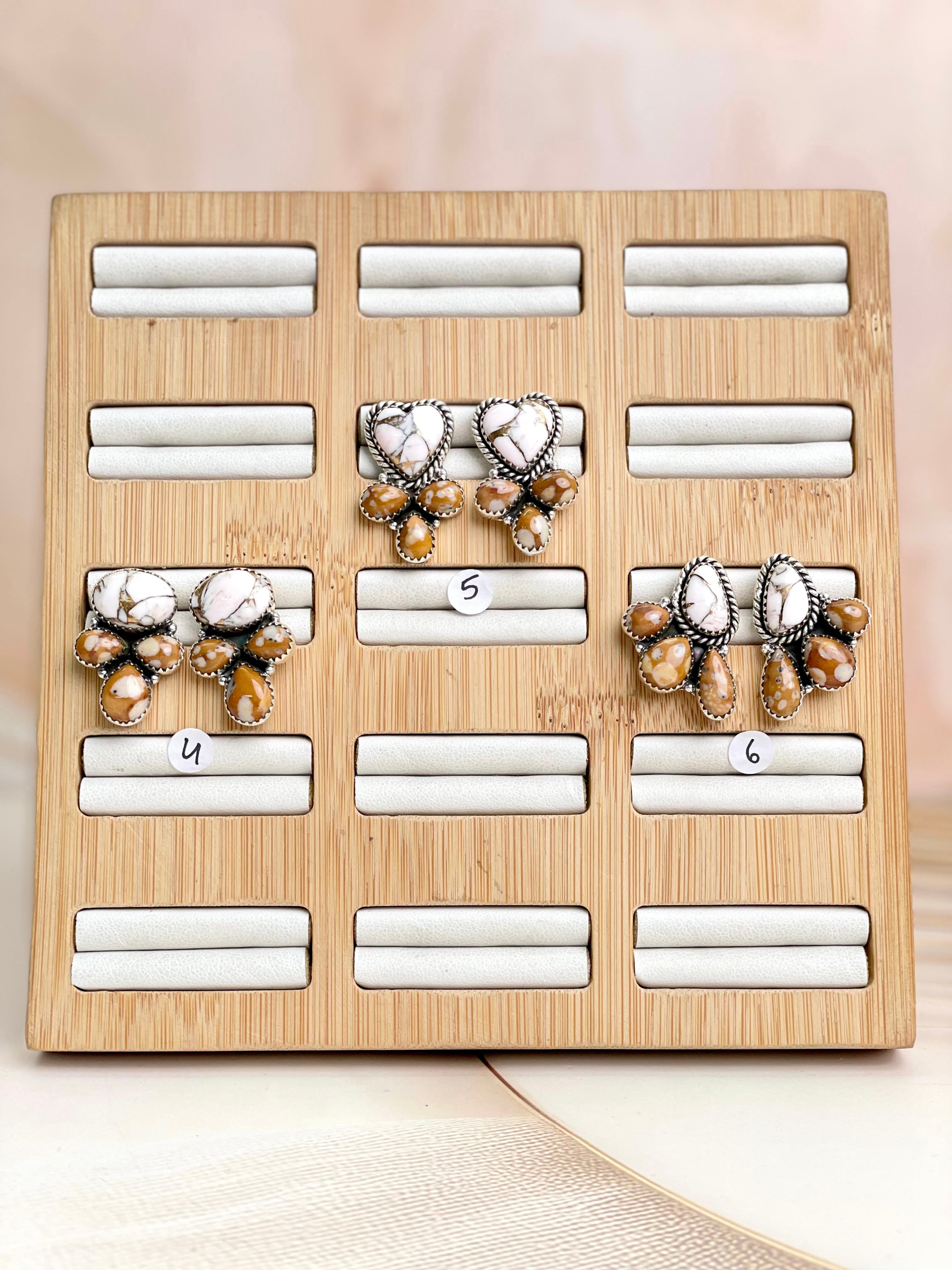 Angel Dahlia & Deer Fawn Earrings no5-Earrings-Krush Kandy, Women's Online Fashion Boutique Located in Phoenix, Arizona (Scottsdale Area)