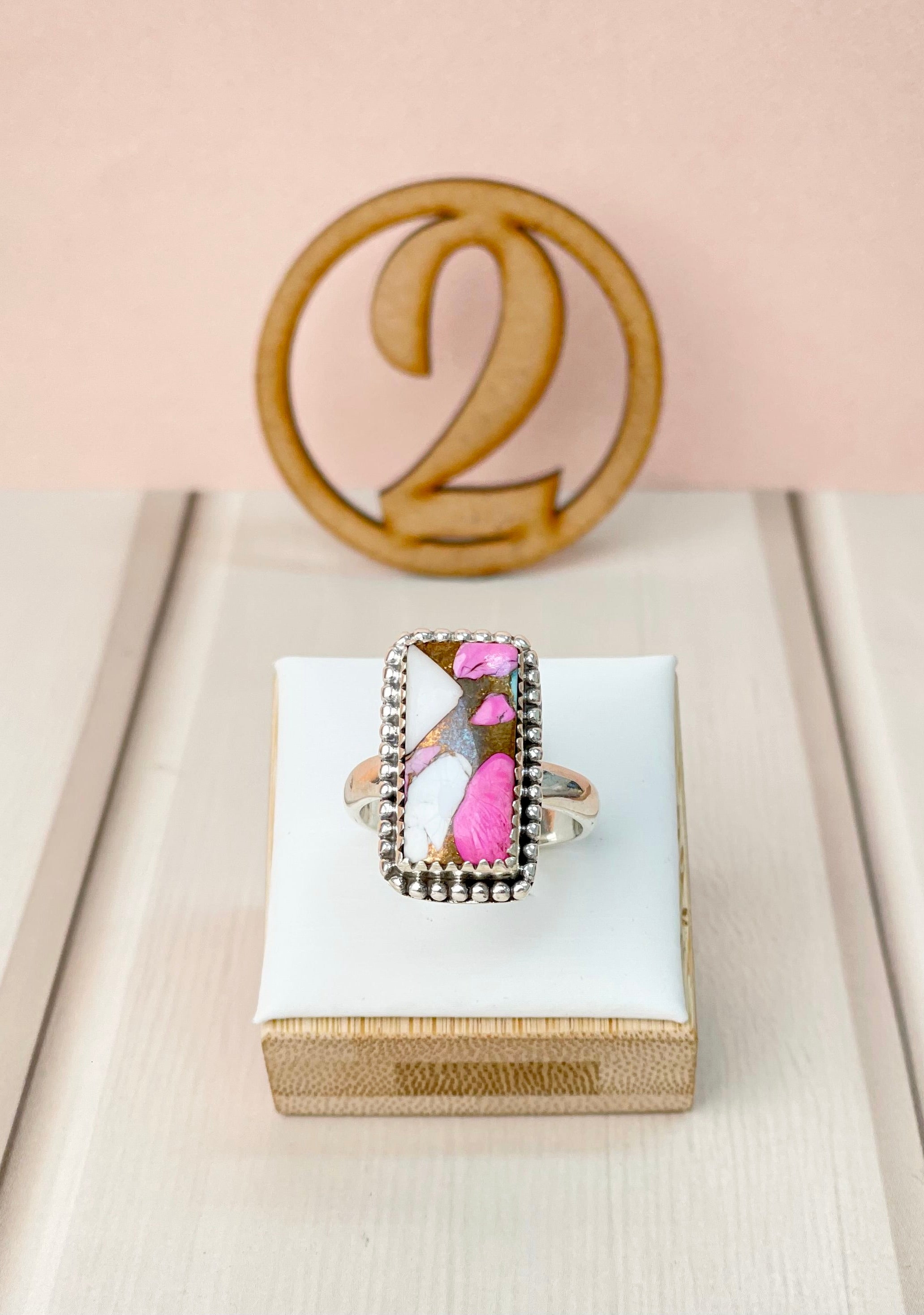 Cotton Candy Boho Bar Rings-Rings-Krush Kandy, Women's Online Fashion Boutique Located in Phoenix, Arizona (Scottsdale Area)