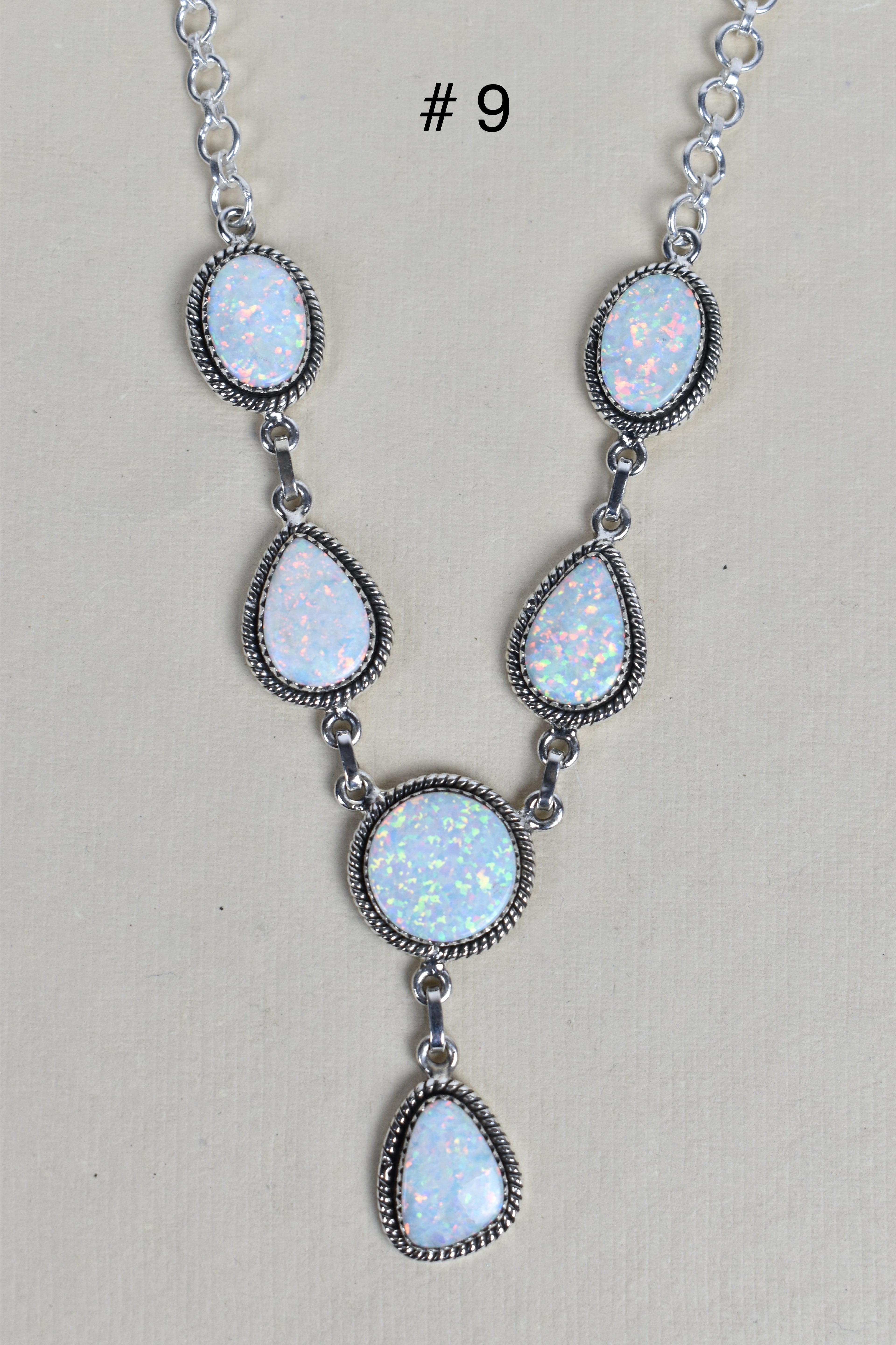 Sterling Silver Y Lariat Gemstone Necklace-Lariat and Y Necklaces-Krush Kandy, Women's Online Fashion Boutique Located in Phoenix, Arizona (Scottsdale Area)