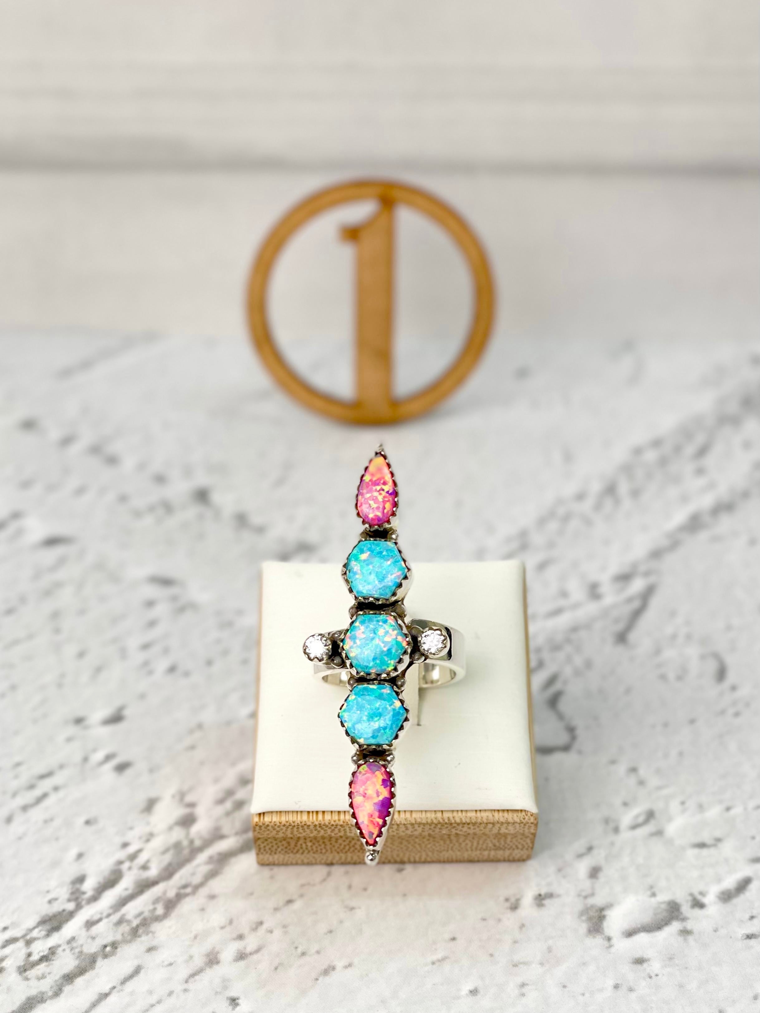Solstice Glow Stone Trail Ring-Rings-Krush Kandy, Women's Online Fashion Boutique Located in Phoenix, Arizona (Scottsdale Area)