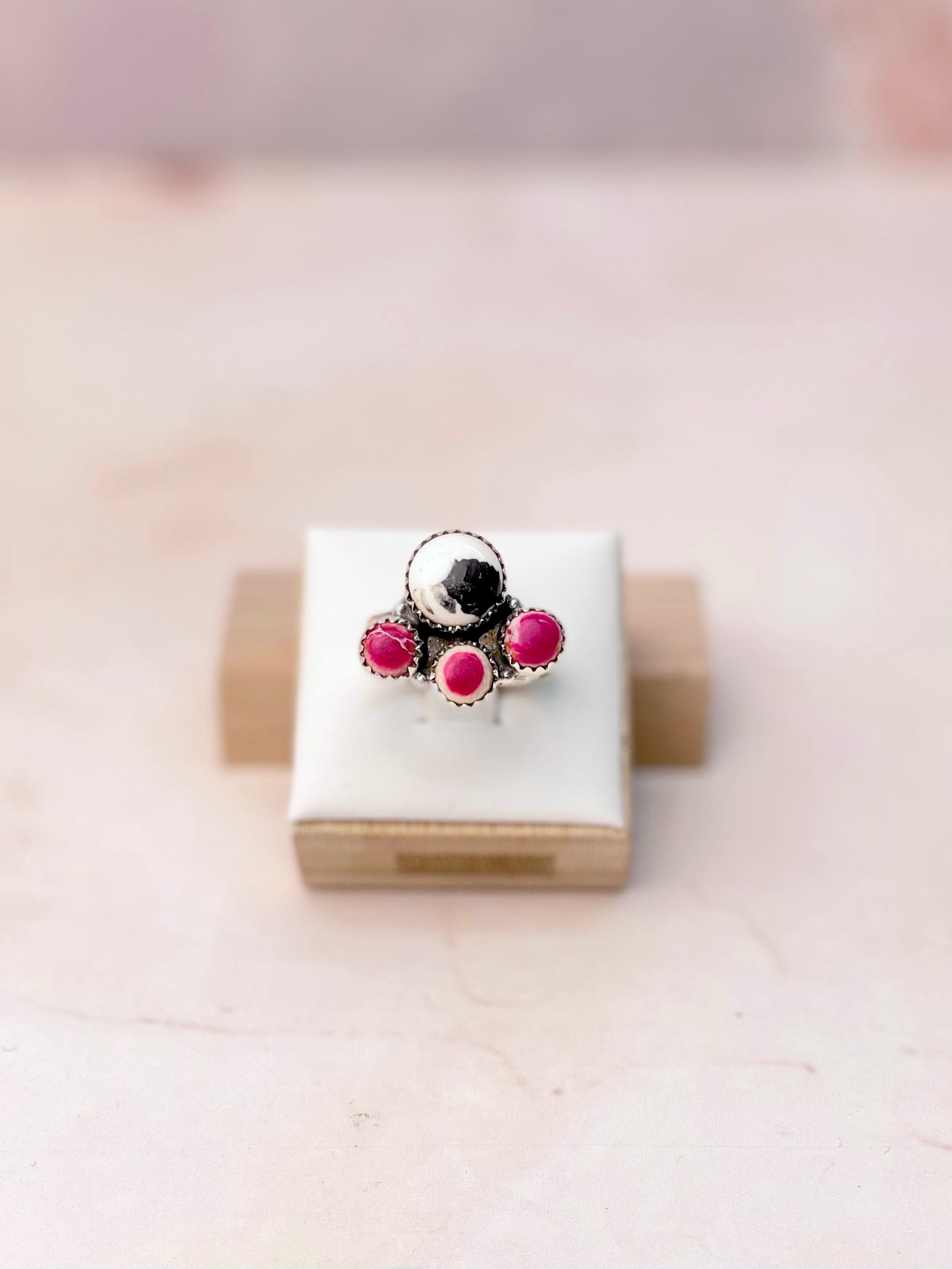 Desert Jasper Dainty Rings-Rings-Krush Kandy, Women's Online Fashion Boutique Located in Phoenix, Arizona (Scottsdale Area)