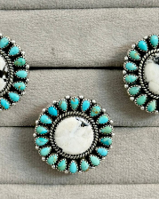 Mesmerizing Turquoise & White Buffalo Rings-Ring Sizers-Krush Kandy, Women's Online Fashion Boutique Located in Phoenix, Arizona (Scottsdale Area)