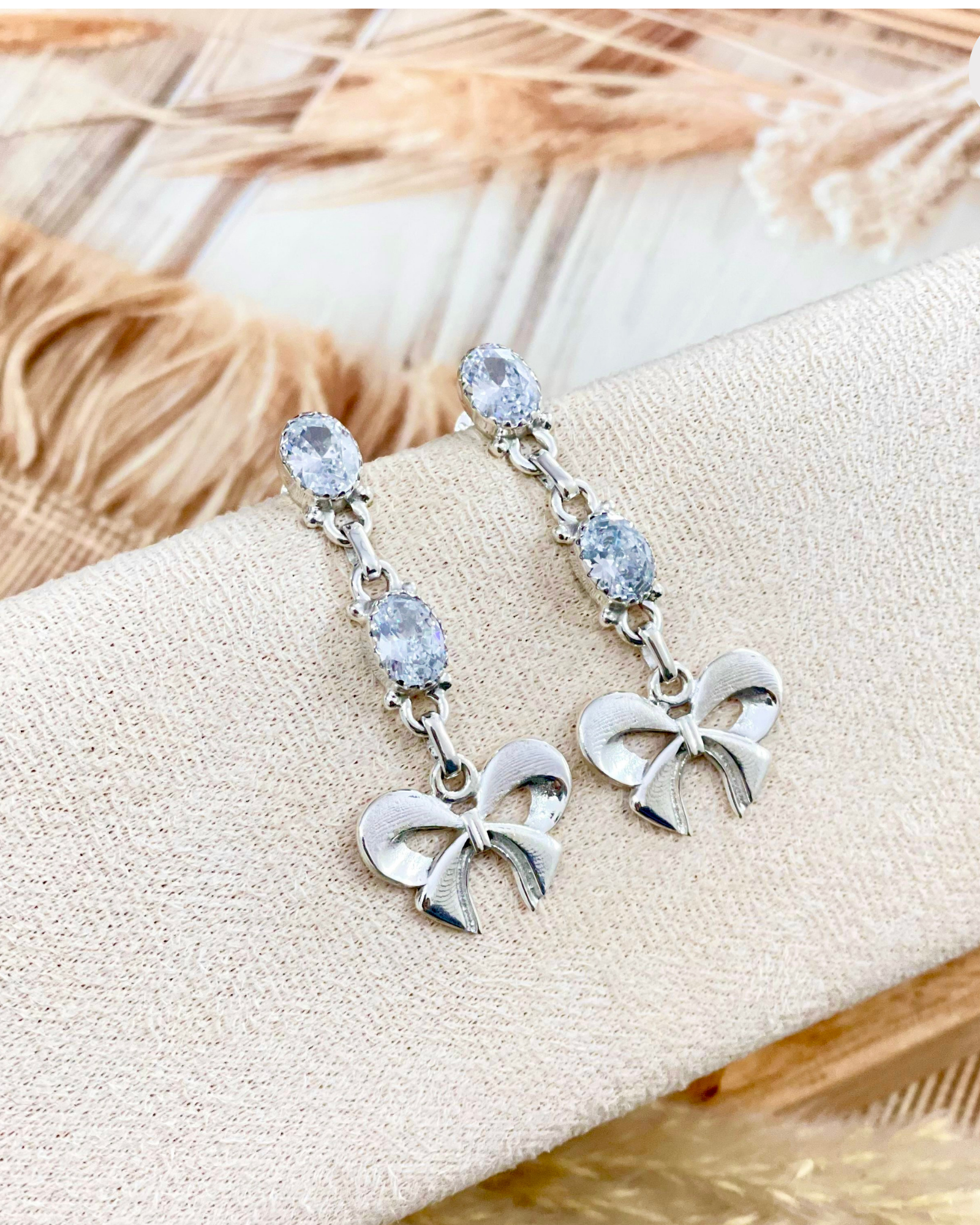 Crystal Drop Stone Earrings-Stud Earrings-Krush Kandy, Women's Online Fashion Boutique Located in Phoenix, Arizona (Scottsdale Area)
