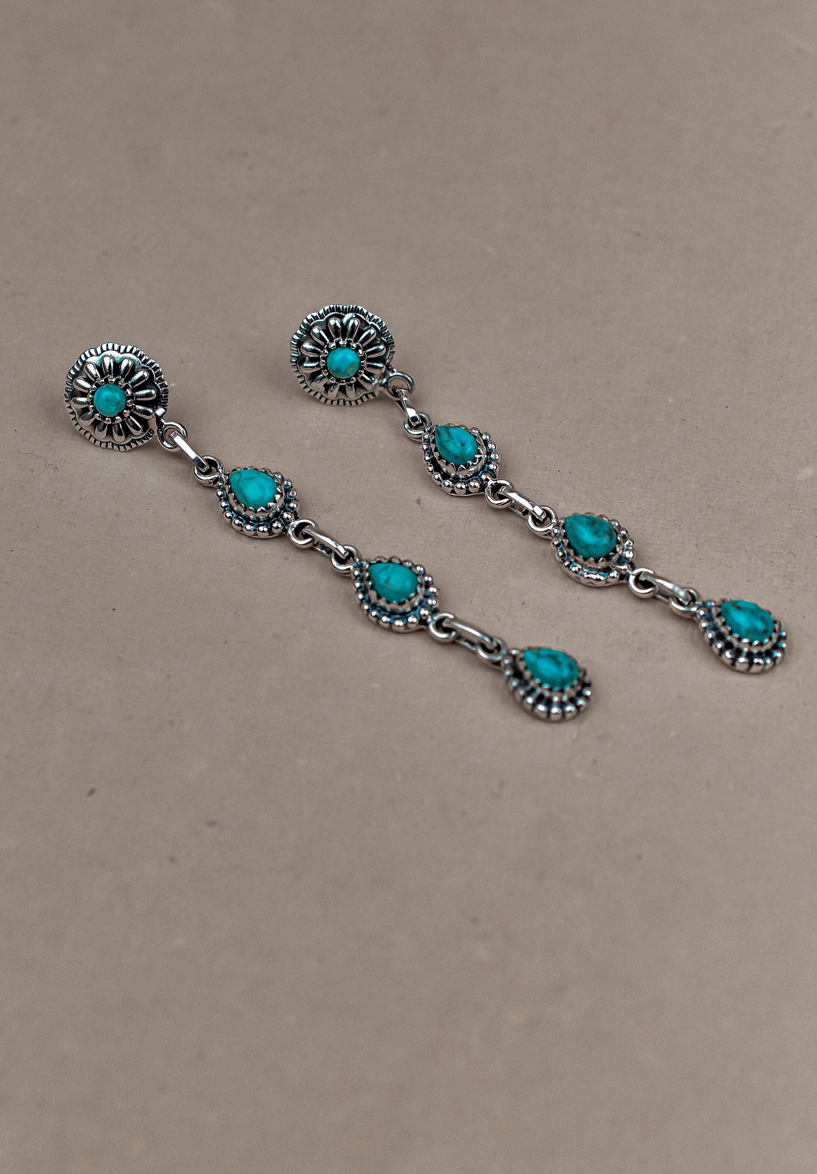 Sterling Silver Tear Drop Earrings-Drop Earrings-Krush Kandy, Women's Online Fashion Boutique Located in Phoenix, Arizona (Scottsdale Area)