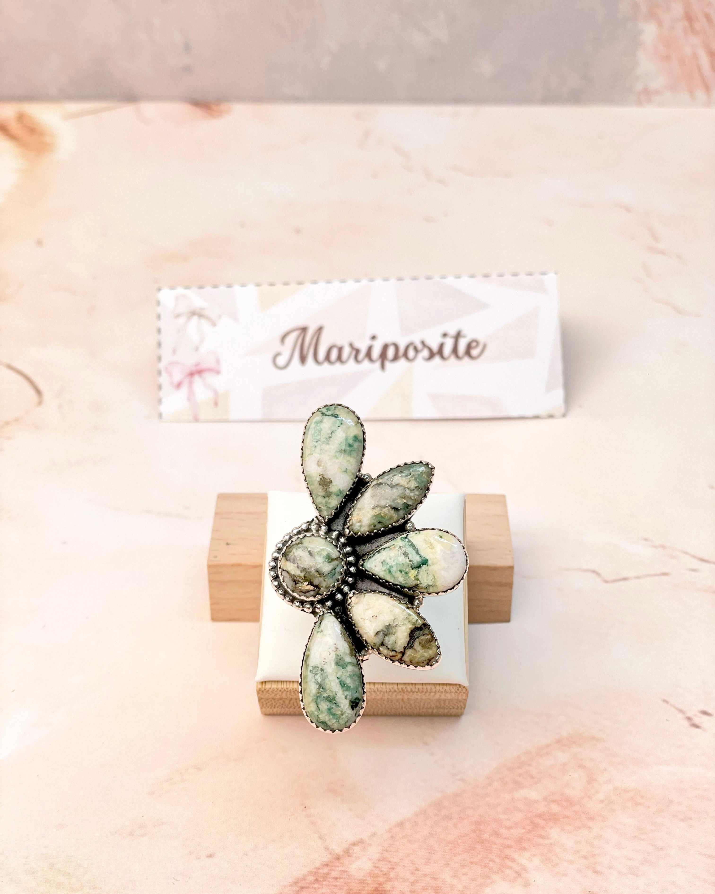 Mariposite Half Cluster Ring-Ring Sizers-Krush Kandy, Women's Online Fashion Boutique Located in Phoenix, Arizona (Scottsdale Area)