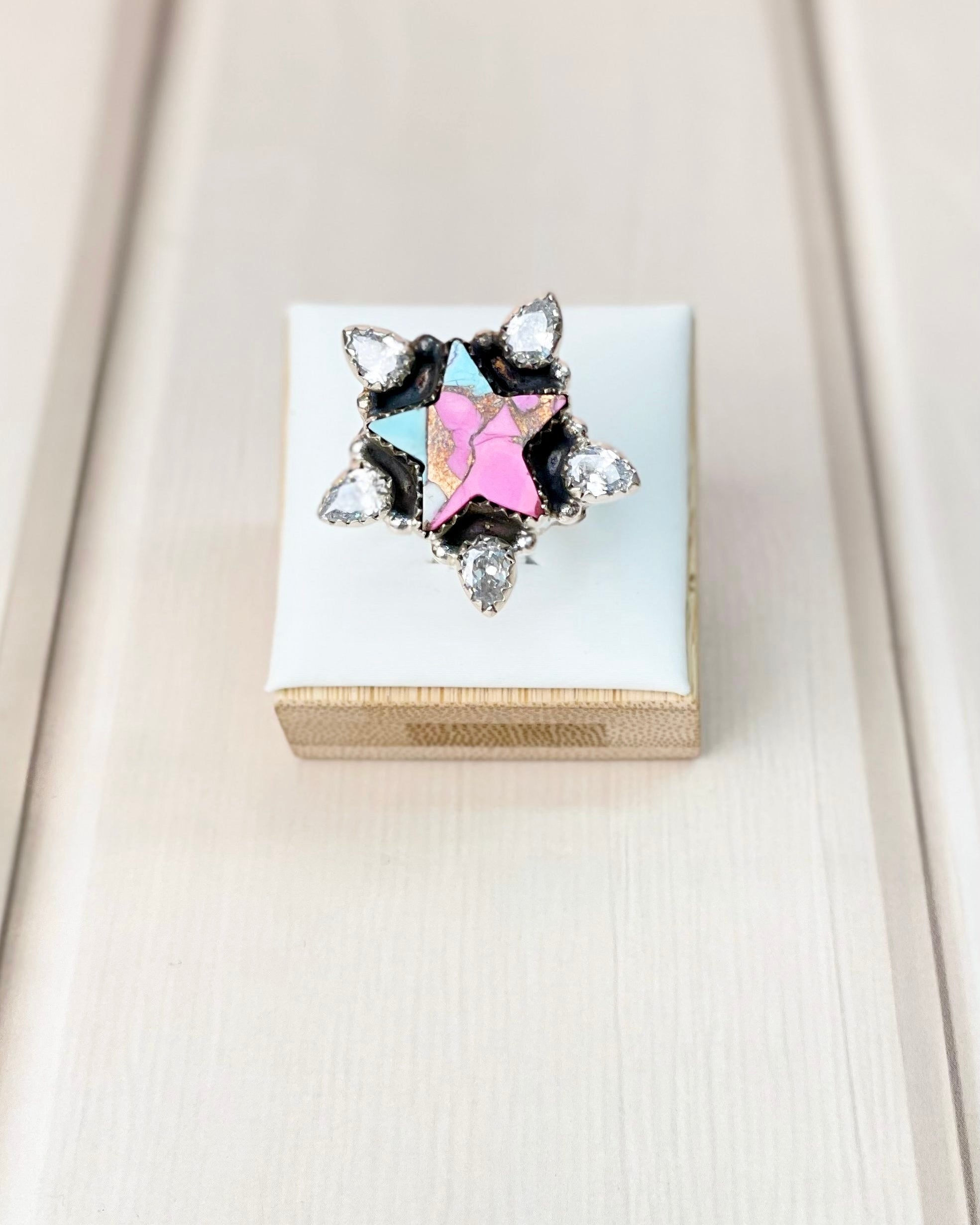Whimsical Star Cotton Candy Ring-Rings-Krush Kandy, Women's Online Fashion Boutique Located in Phoenix, Arizona (Scottsdale Area)