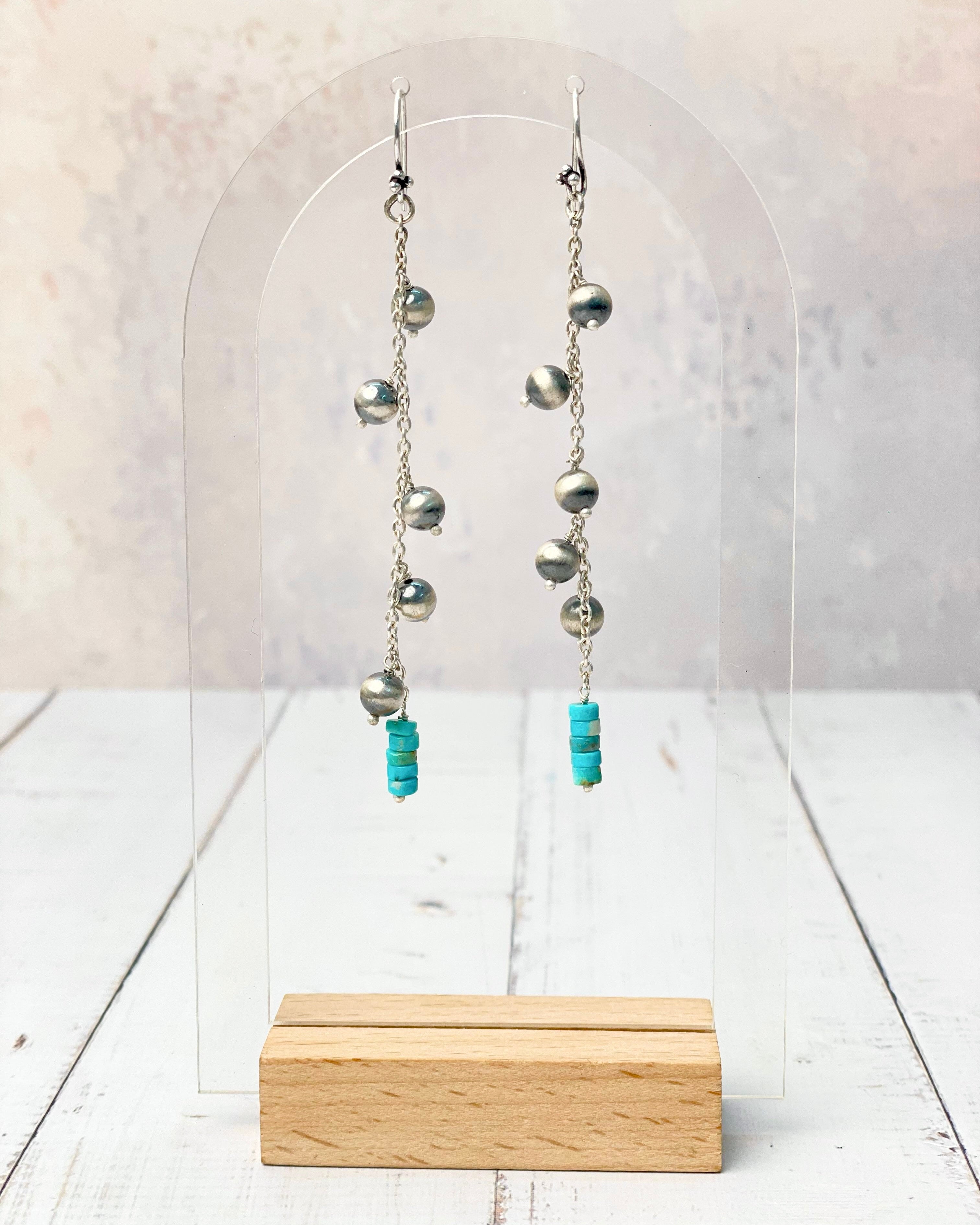 Poppin' Desert Pearl Kandy Earrings-Earrings-Krush Kandy, Women's Online Fashion Boutique Located in Phoenix, Arizona (Scottsdale Area)