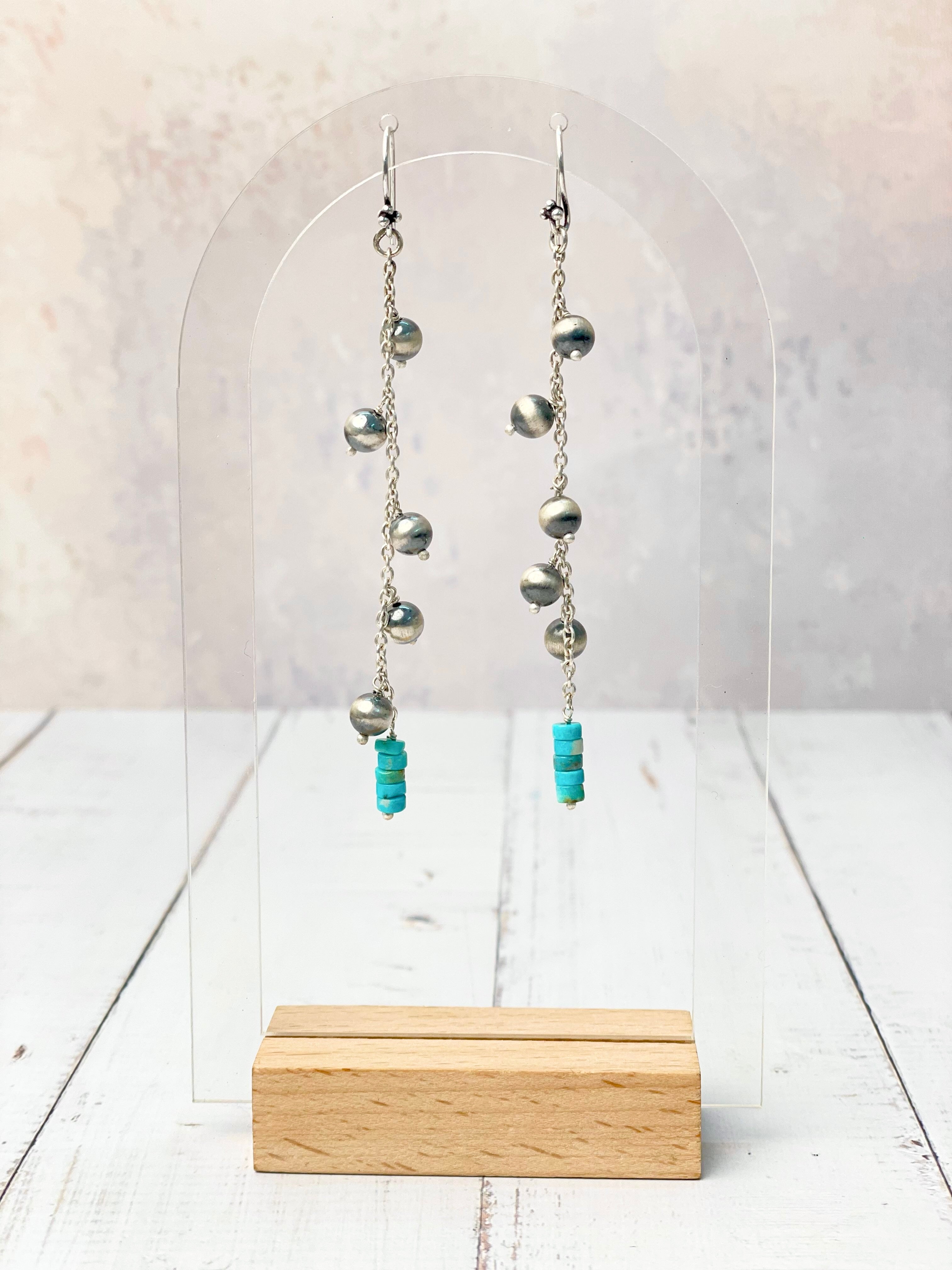 Poppin' Desert Pearl Kandy Earrings-Earrings-Krush Kandy, Women's Online Fashion Boutique Located in Phoenix, Arizona (Scottsdale Area)