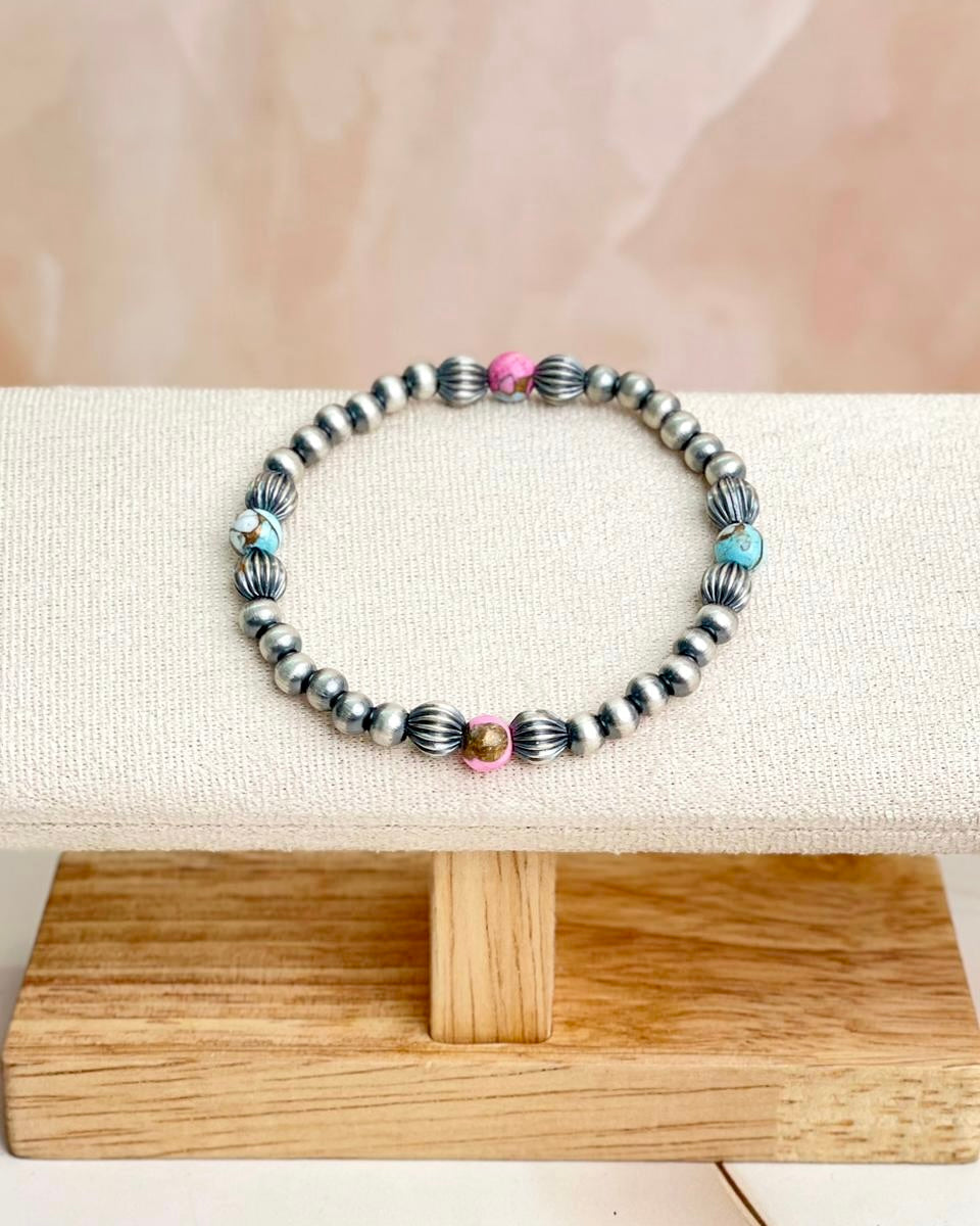 Cotton Kandy Desert Pearl Bracelet-Bracelets-Krush Kandy, Women's Online Fashion Boutique Located in Phoenix, Arizona (Scottsdale Area)