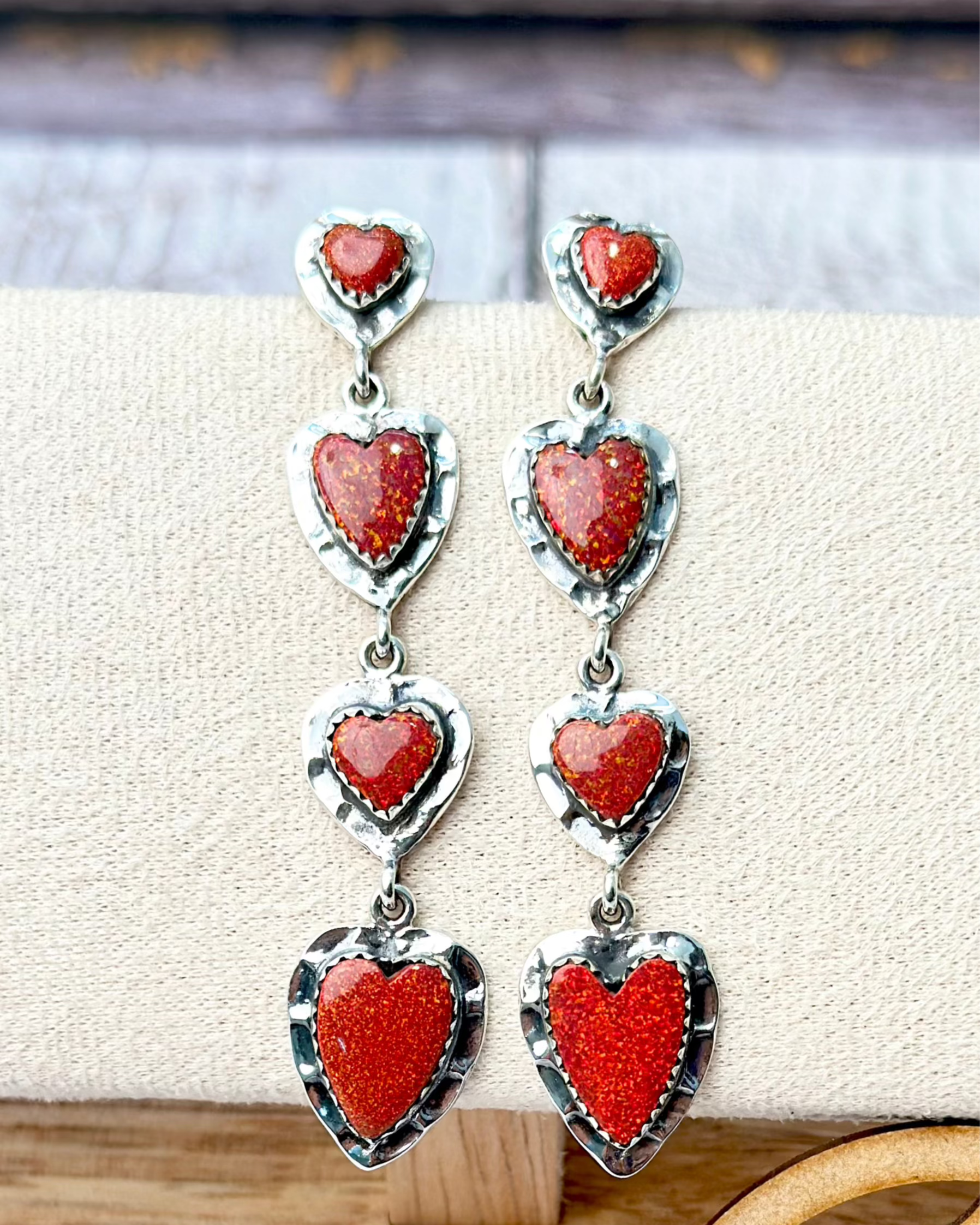Fall For You Heart Earrings-Earrings-Krush Kandy, Women's Online Fashion Boutique Located in Phoenix, Arizona (Scottsdale Area)