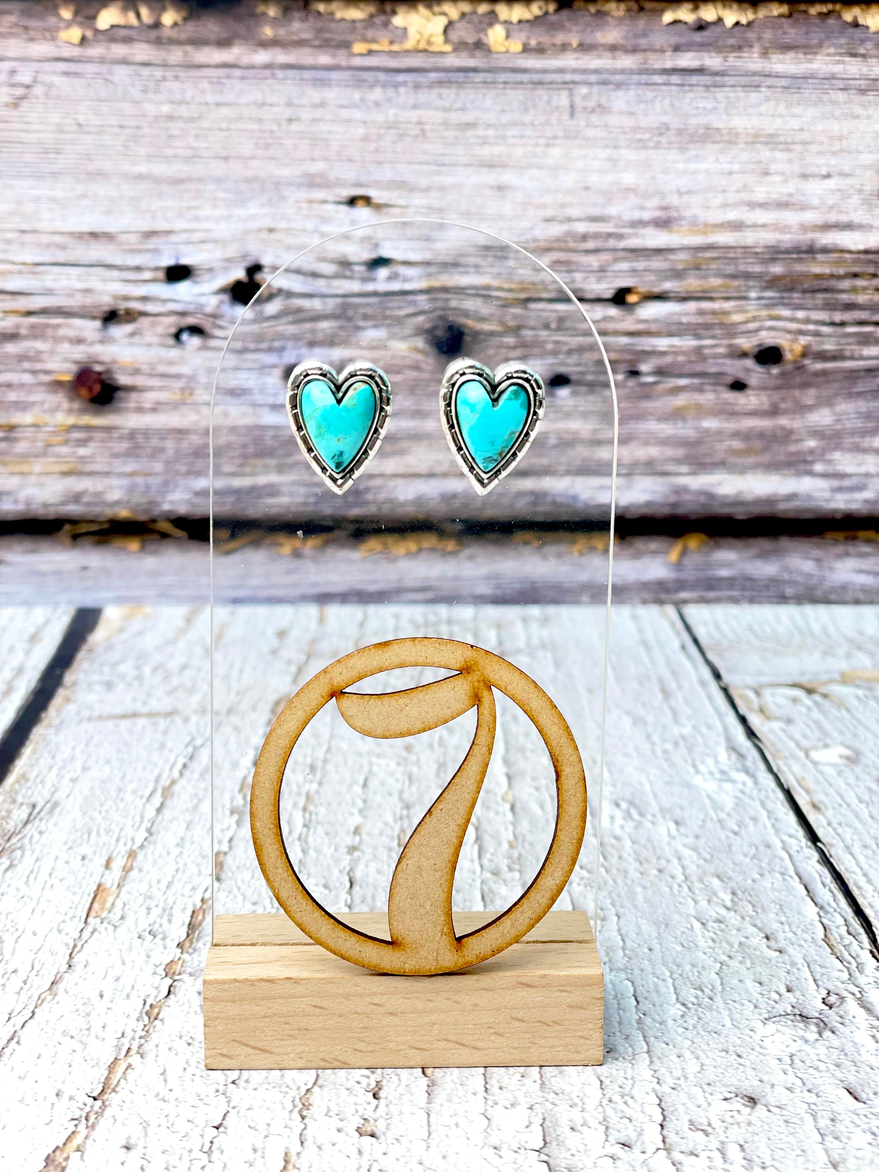 Love Is In The Air Heart Stud Earrings-Earrings-Krush Kandy, Women's Online Fashion Boutique Located in Phoenix, Arizona (Scottsdale Area)