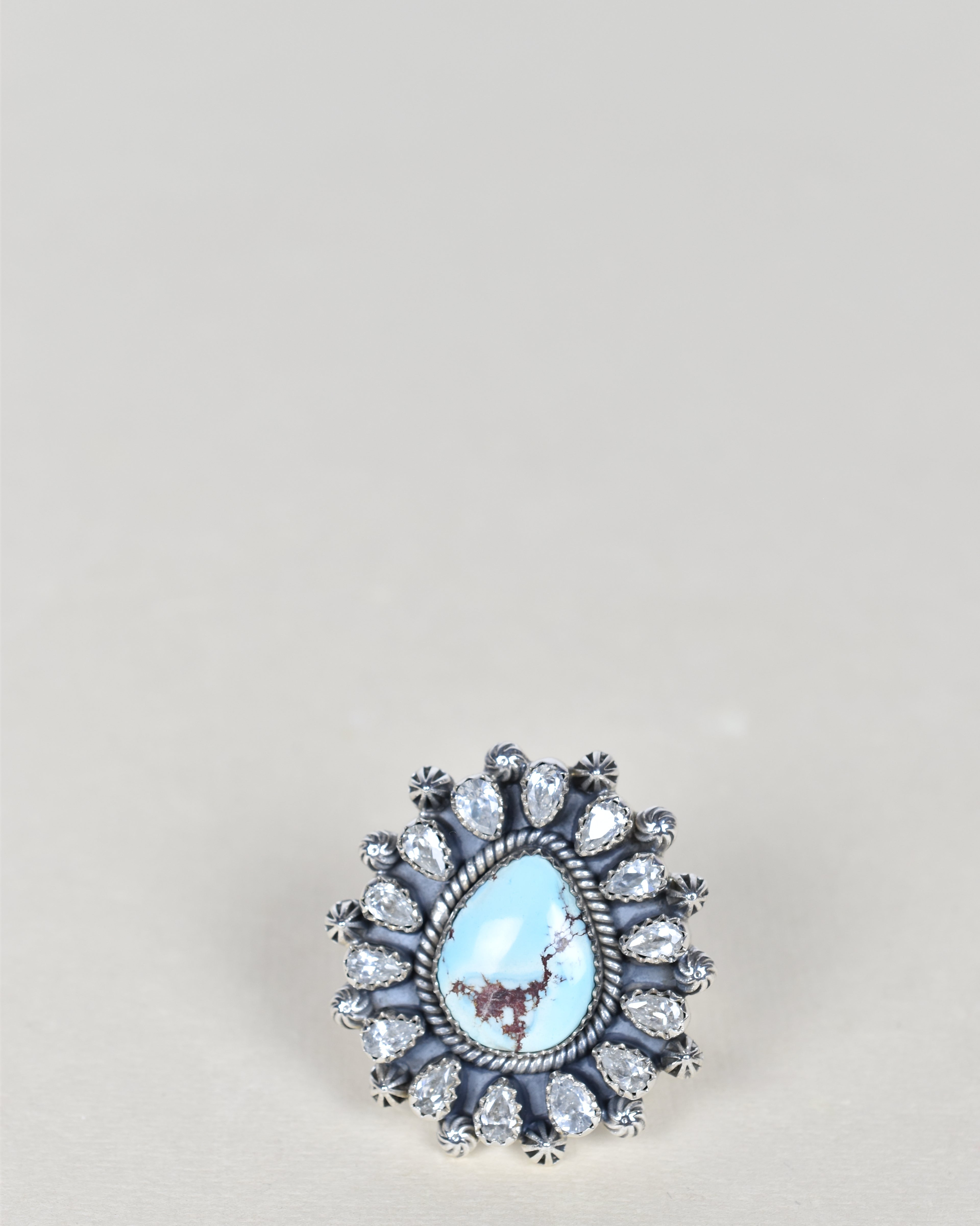 Golden Hills and Crystal One of A Kind Ring-Cluster Rings-Krush Kandy, Women's Online Fashion Boutique Located in Phoenix, Arizona (Scottsdale Area)