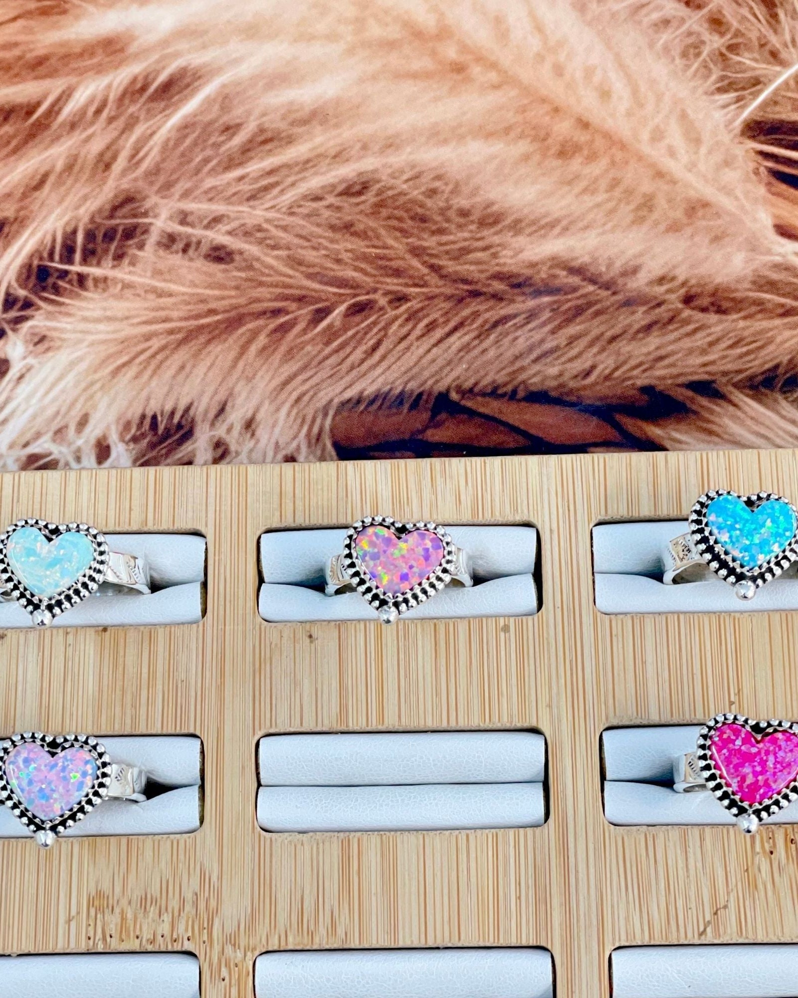 Little Heart Slab Rings-Rings-Krush Kandy, Women's Online Fashion Boutique Located in Phoenix, Arizona (Scottsdale Area)