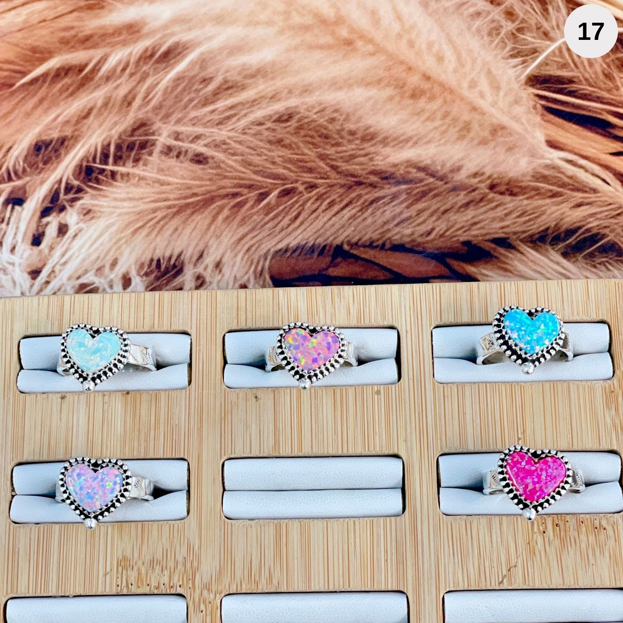 Little Heart Slab Rings-Rings-Krush Kandy, Women's Online Fashion Boutique Located in Phoenix, Arizona (Scottsdale Area)