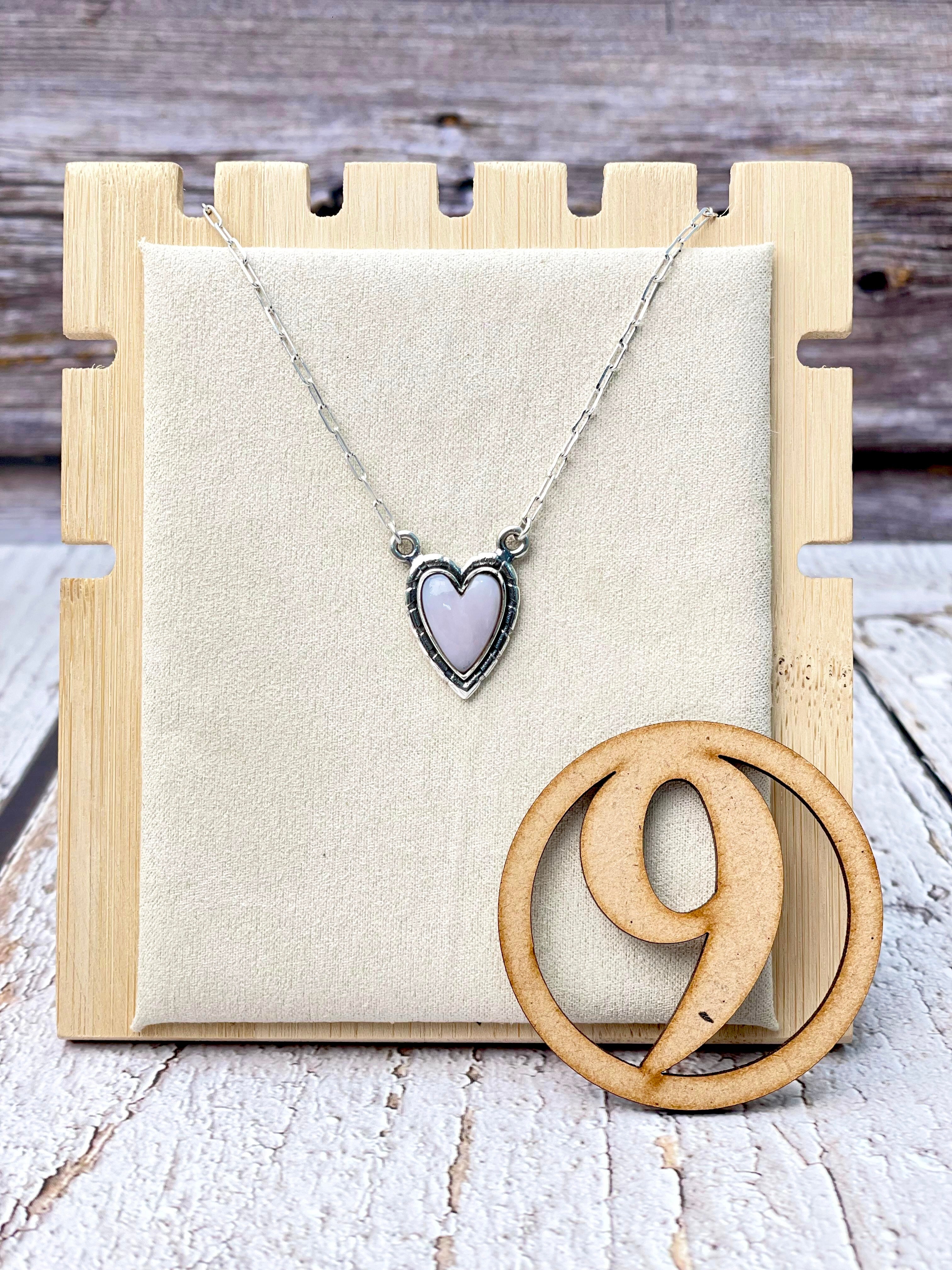 Full Of Love Heart Slab Necklace-Necklaces-Krush Kandy, Women's Online Fashion Boutique Located in Phoenix, Arizona (Scottsdale Area)
