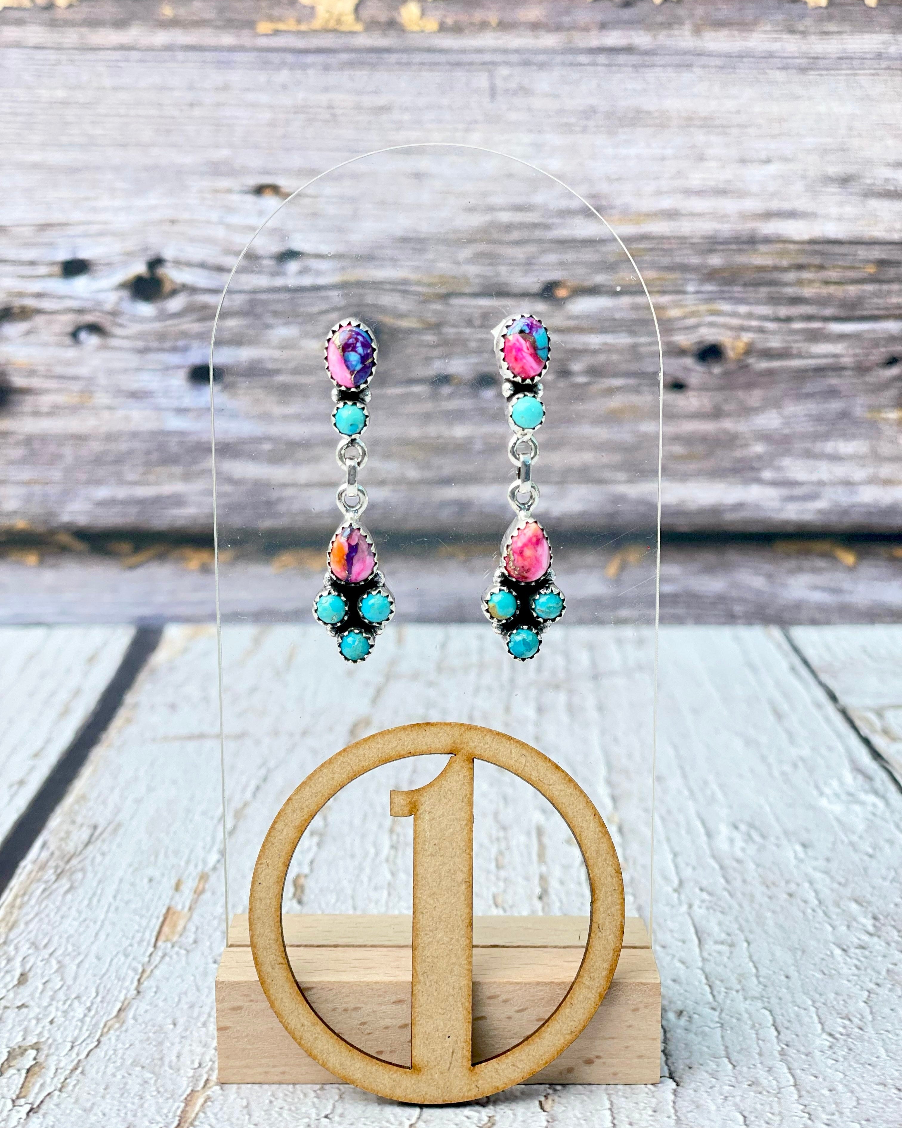 Enya's Delight Stone Earrings-Earrings-Krush Kandy, Women's Online Fashion Boutique Located in Phoenix, Arizona (Scottsdale Area)