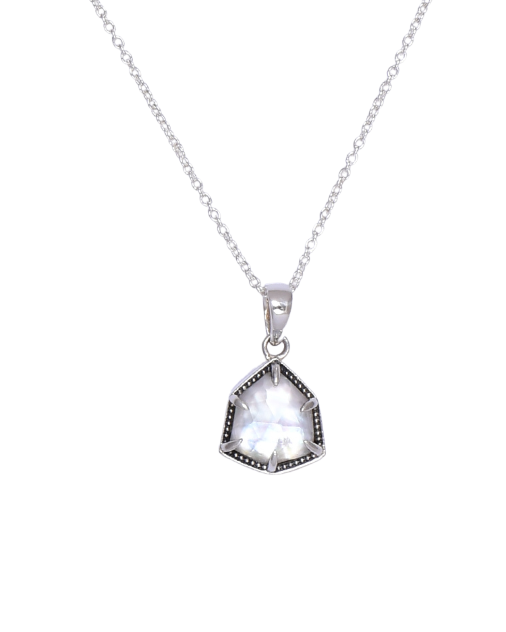 Kandy Geometric Slab Stone Necklace-Necklaces-Krush Kandy, Women's Online Fashion Boutique Located in Phoenix, Arizona (Scottsdale Area)