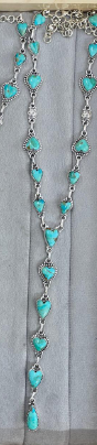 Hearts Galore Lariat Stone Necklace-Necklaces-Krush Kandy, Women's Online Fashion Boutique Located in Phoenix, Arizona (Scottsdale Area)