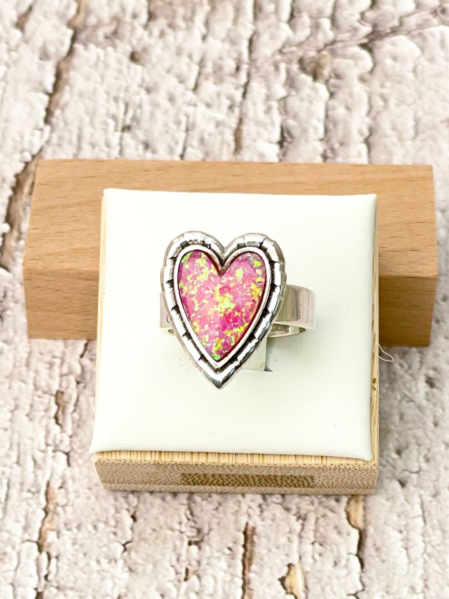 Love Is In The Air Heart Slab Ring | MADE TO ORDER-Rings-Krush Kandy, Women's Online Fashion Boutique Located in Phoenix, Arizona (Scottsdale Area)