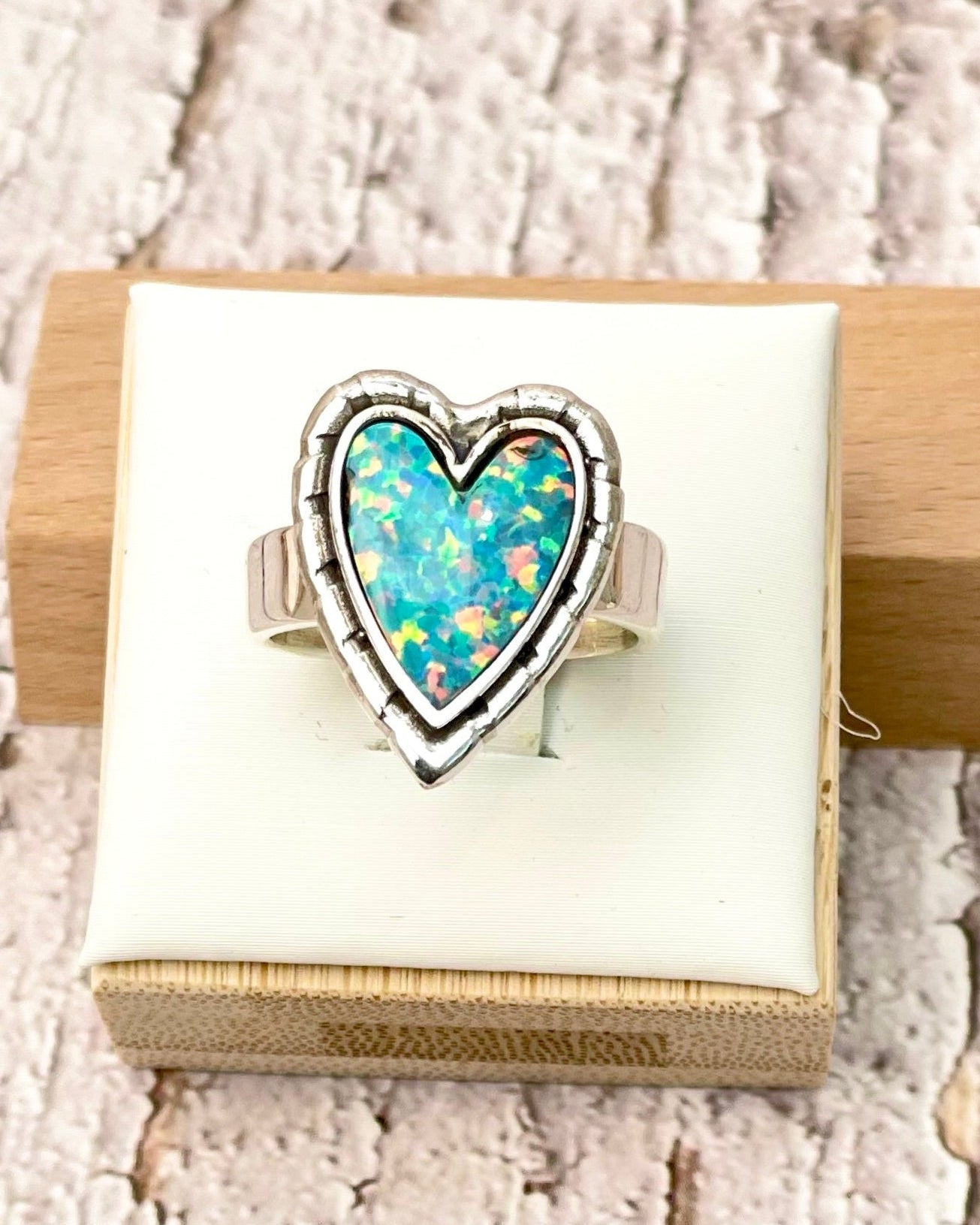Love Is In The Air Heart Slab Ring | MADE TO ORDER-Rings-Krush Kandy, Women's Online Fashion Boutique Located in Phoenix, Arizona (Scottsdale Area)