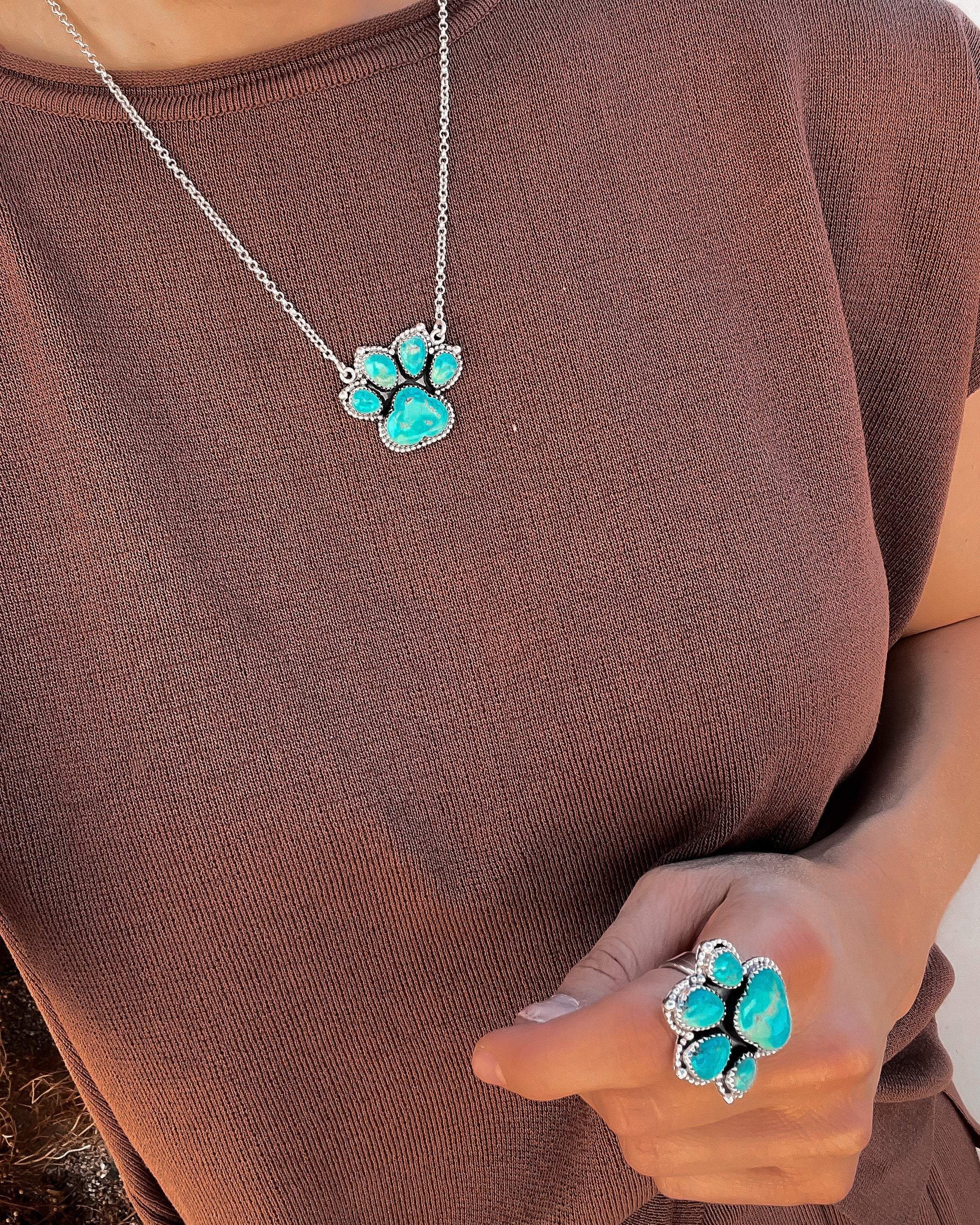 True Dog Paw Necklace-Chain Necklaces-Krush Kandy, Women's Online Fashion Boutique Located in Phoenix, Arizona (Scottsdale Area)