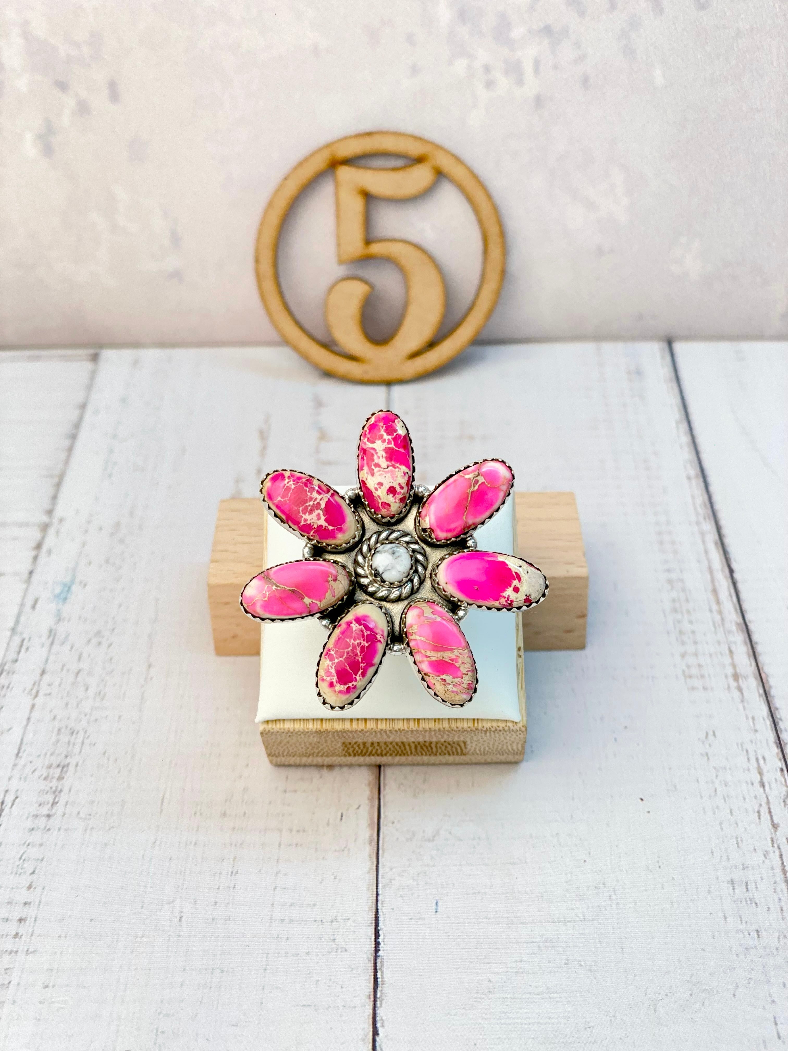 Desert Heat Blossom Jasper Rings-Ring Sizers-Krush Kandy, Women's Online Fashion Boutique Located in Phoenix, Arizona (Scottsdale Area)