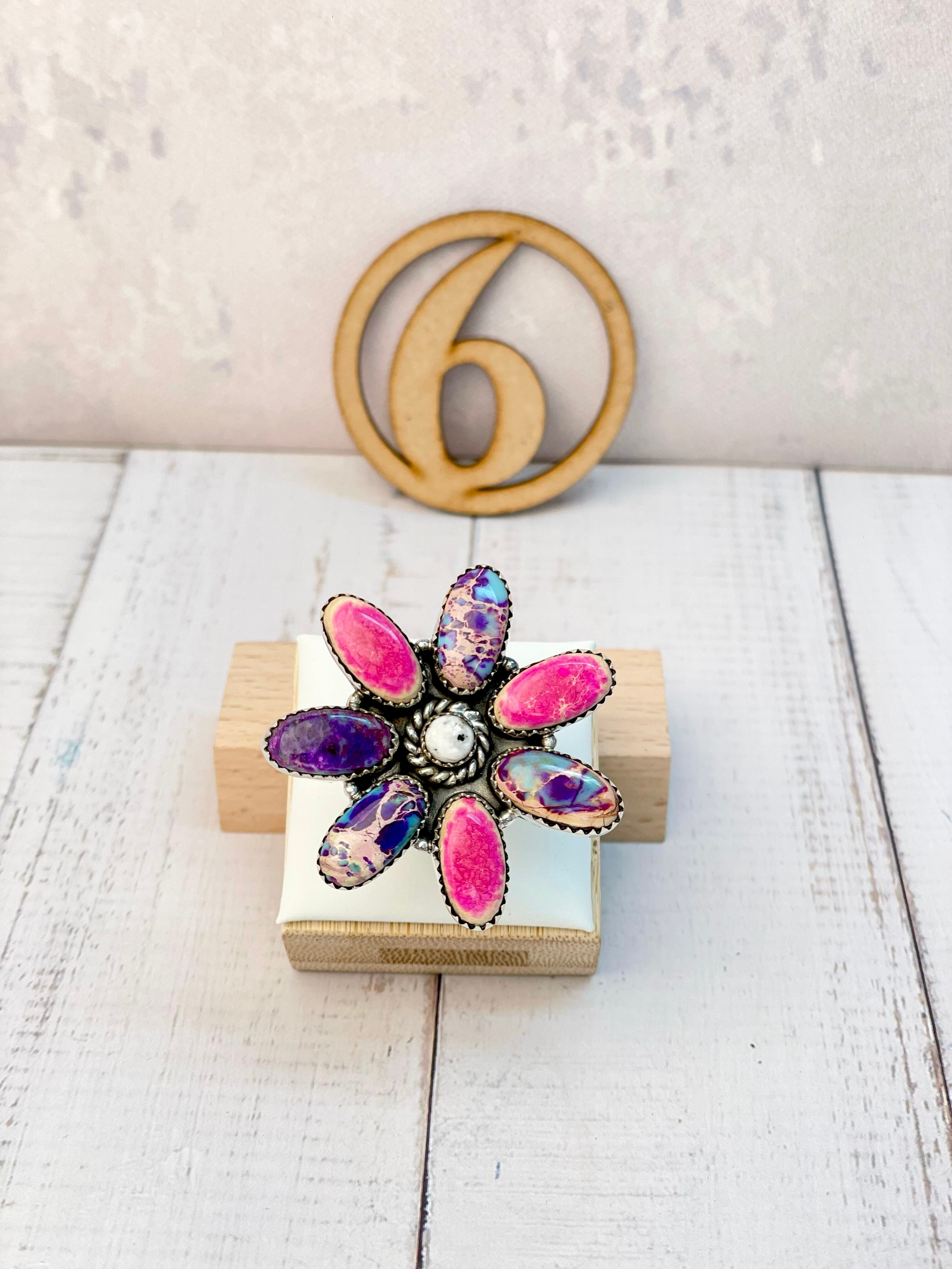 Desert Heat Blossom Jasper Rings-Ring Sizers-Krush Kandy, Women's Online Fashion Boutique Located in Phoenix, Arizona (Scottsdale Area)