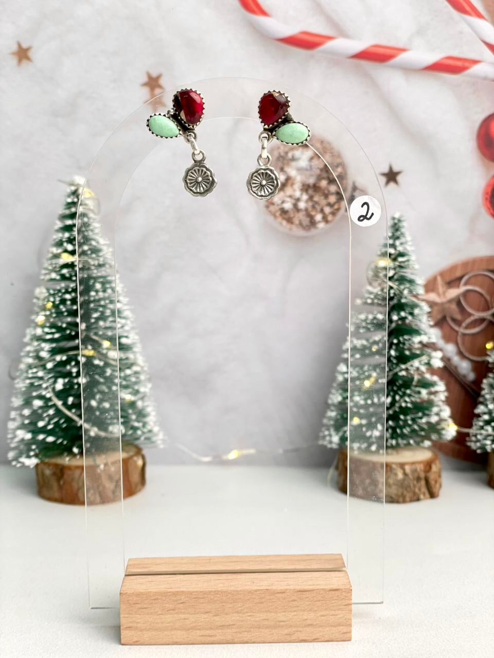 Dahlia Stone Drop Earrings-Earrings-Krush Kandy, Women's Online Fashion Boutique Located in Phoenix, Arizona (Scottsdale Area)