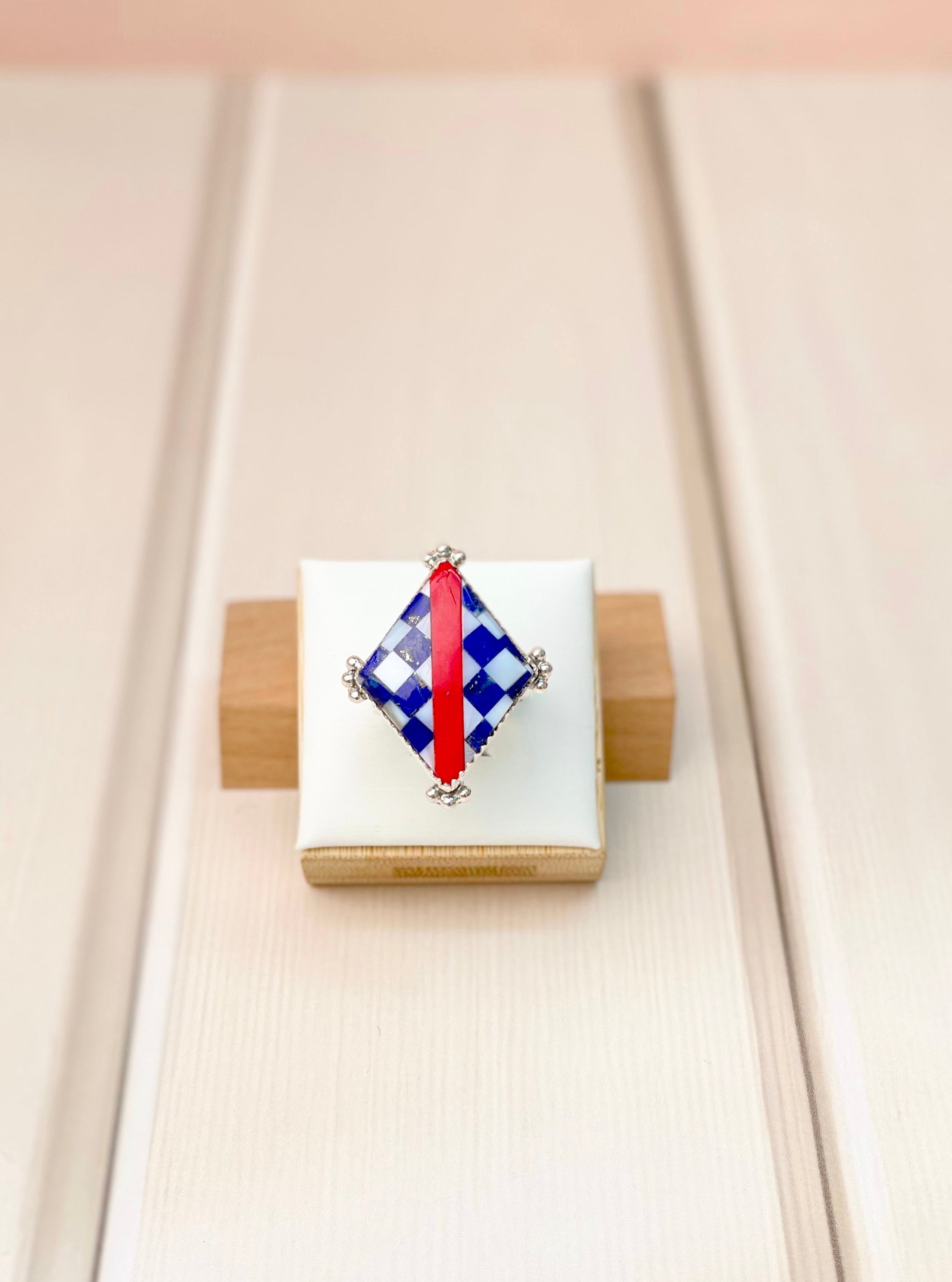 Checkered Glory Rings-Rings-Krush Kandy, Women's Online Fashion Boutique Located in Phoenix, Arizona (Scottsdale Area)