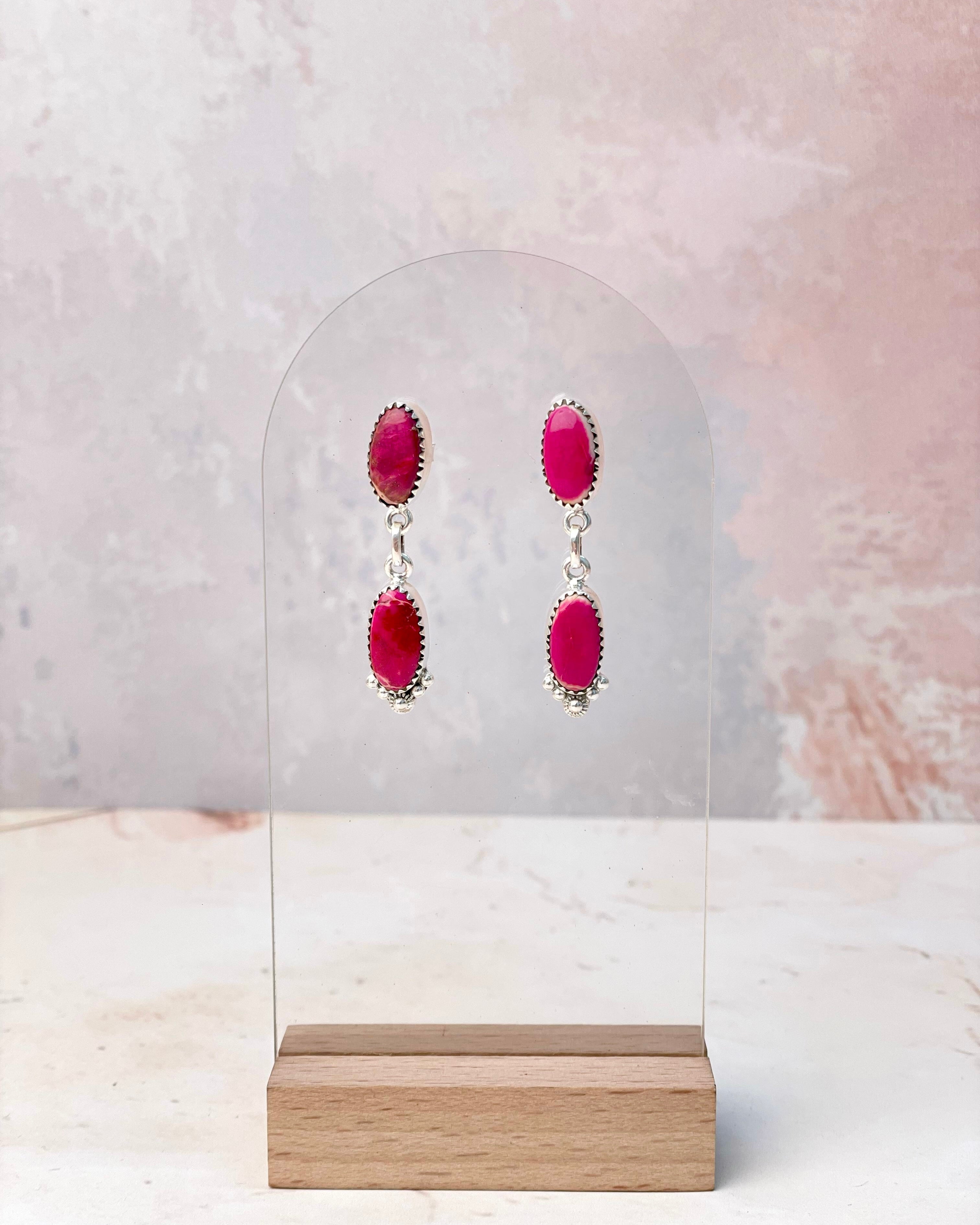 Little Desert Jasper Multi Colored Earrings-Earrings-Krush Kandy, Women's Online Fashion Boutique Located in Phoenix, Arizona (Scottsdale Area)