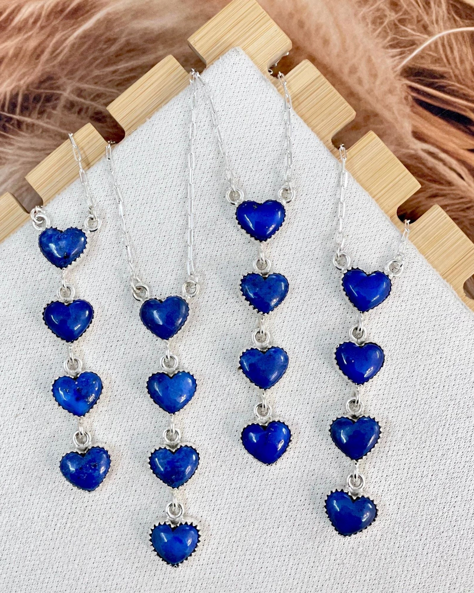 Falling For You Heart Stone Necklace-Necklaces-Krush Kandy, Women's Online Fashion Boutique Located in Phoenix, Arizona (Scottsdale Area)