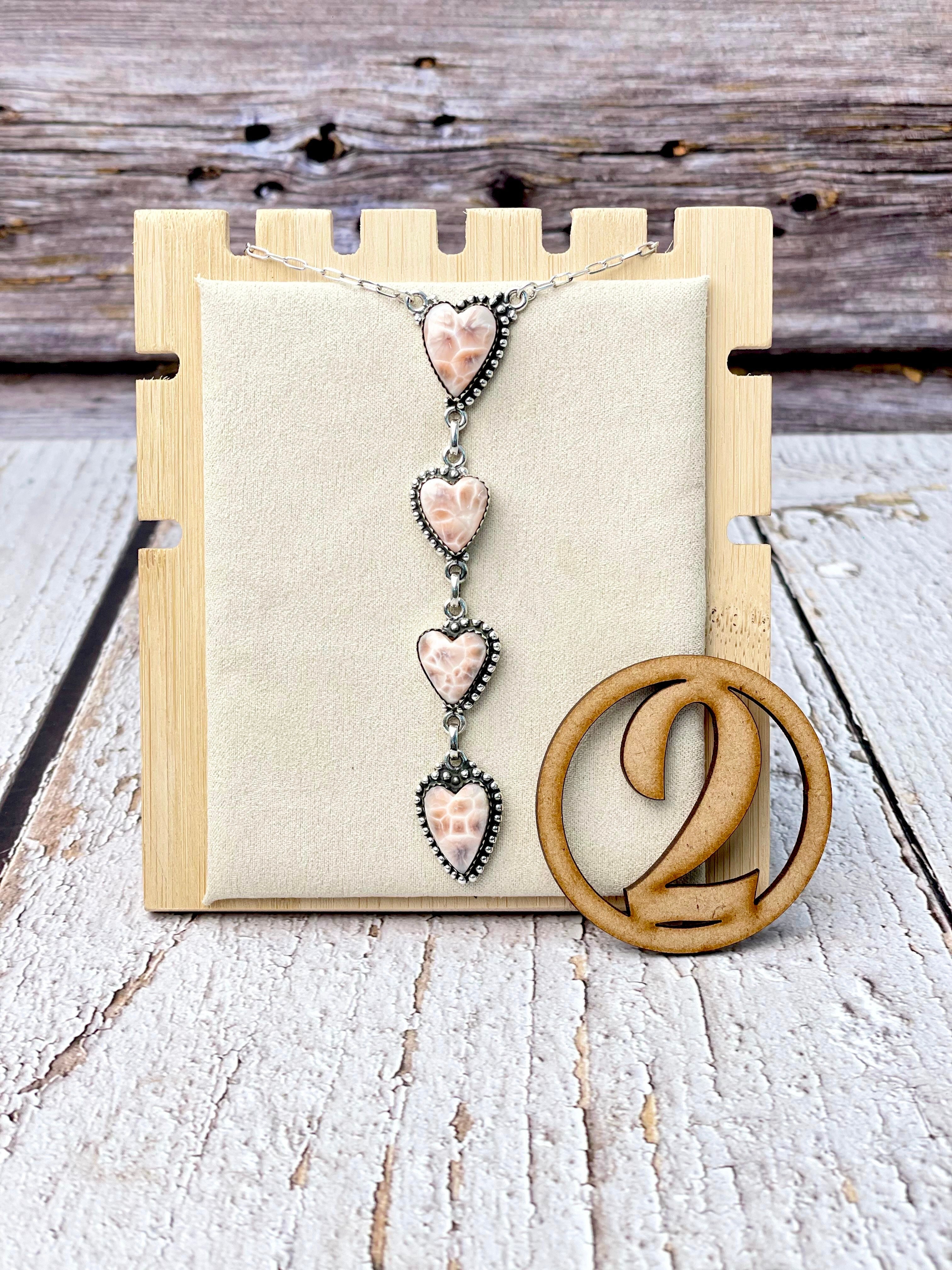 Be My Lover Heart Drop Necklace-Necklaces-Krush Kandy, Women's Online Fashion Boutique Located in Phoenix, Arizona (Scottsdale Area)