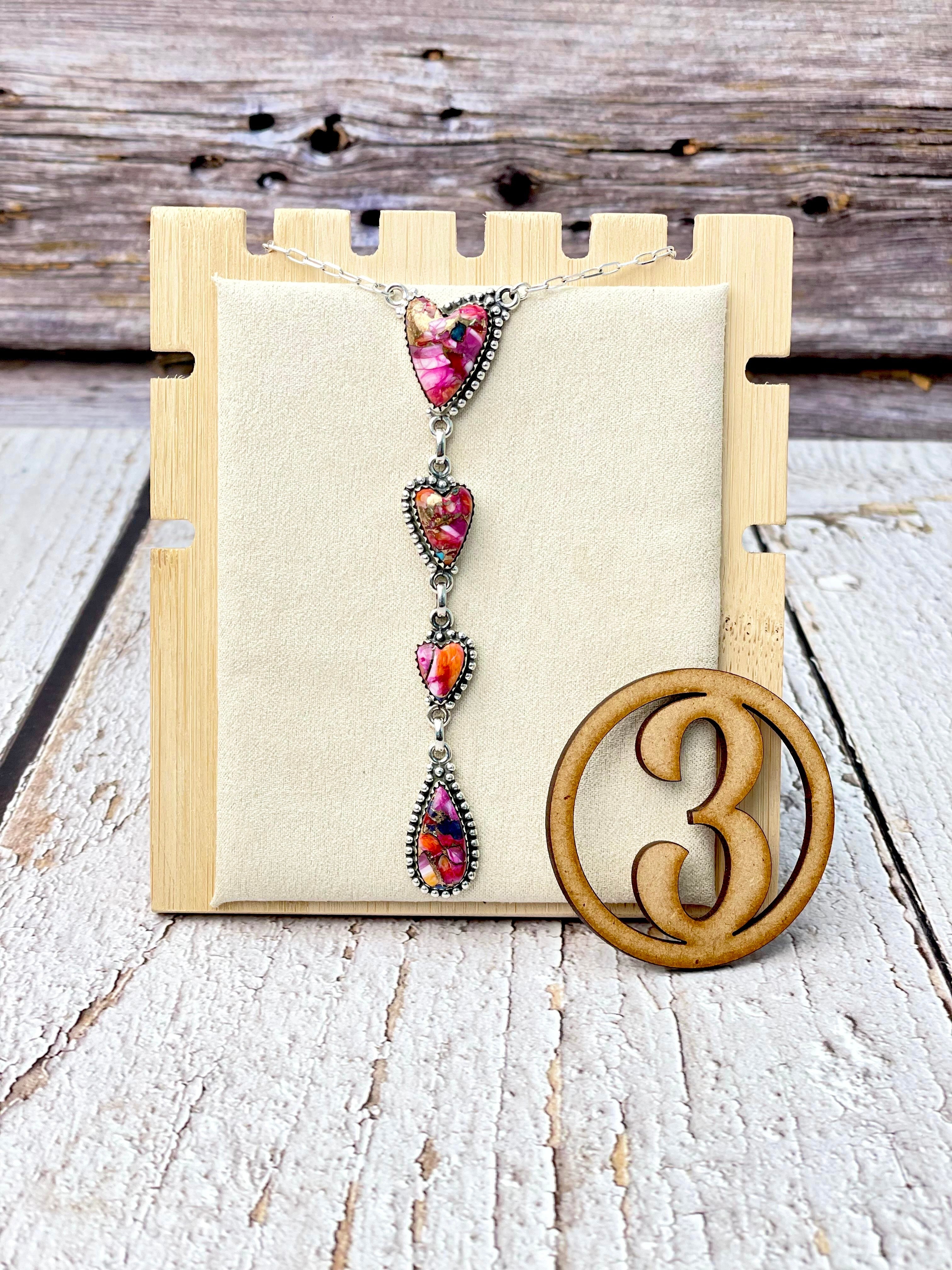 Be My Lover Heart Drop Necklace-Necklaces-Krush Kandy, Women's Online Fashion Boutique Located in Phoenix, Arizona (Scottsdale Area)